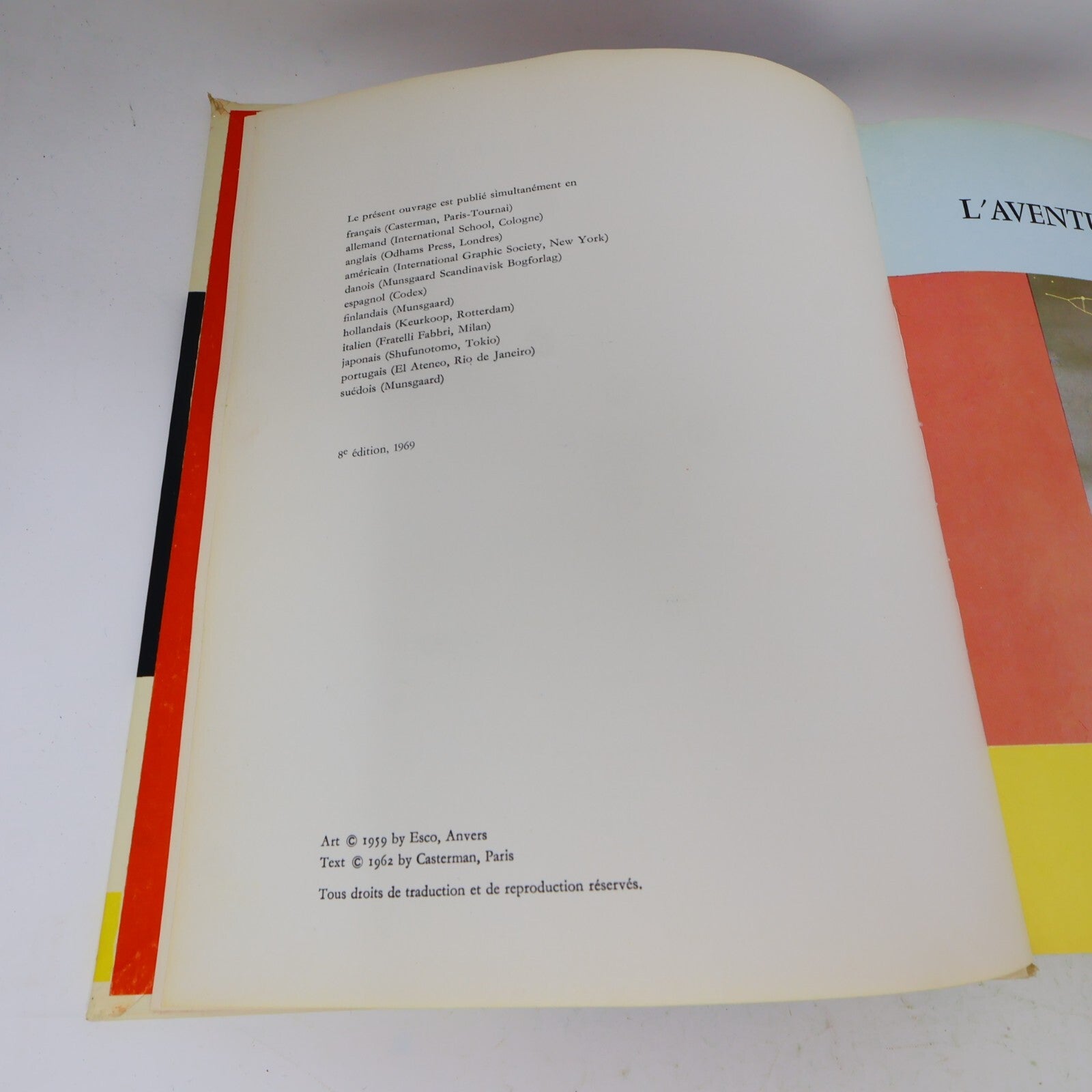 1969 L'Aventure de la Terre Géographie Histoire Sciences Globerama Casterman 60s