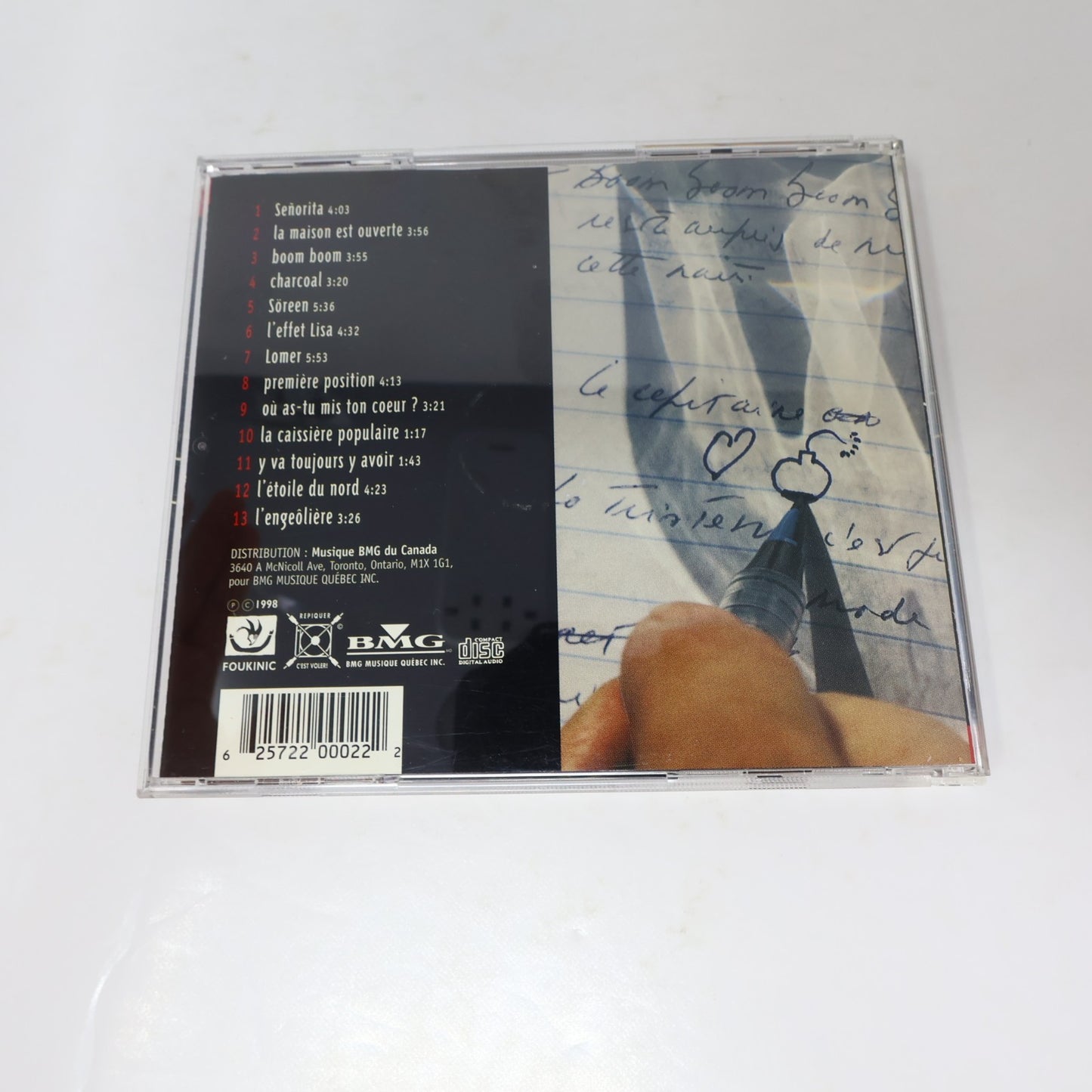 Richard Desjardins/Abbittibbi Lot 5 CD L'Existoire/Au Club Soda/Live/Boom Boom