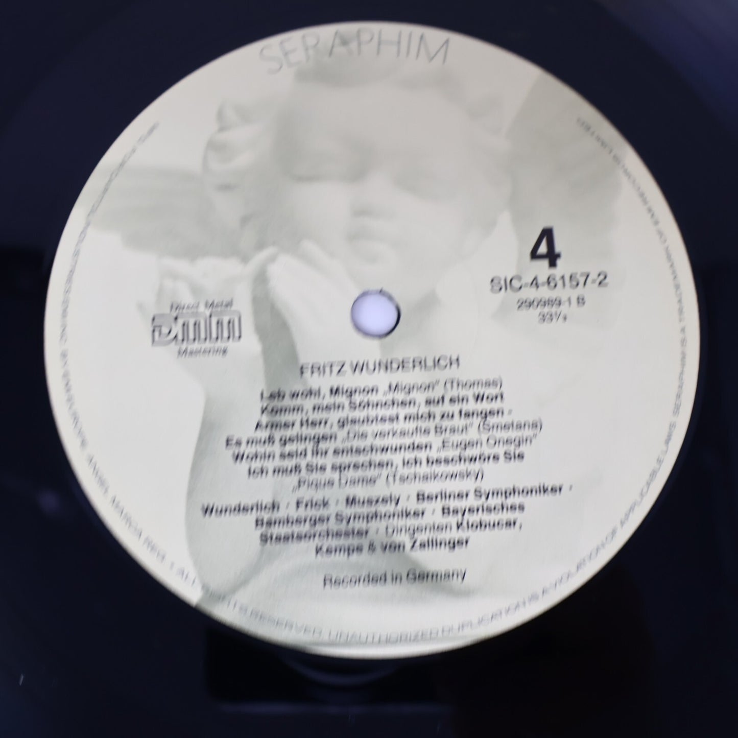 The Art of Fritz Wunderlich Tenor Seraphim 3x LP Record Vinyl Box Set SIC-6157