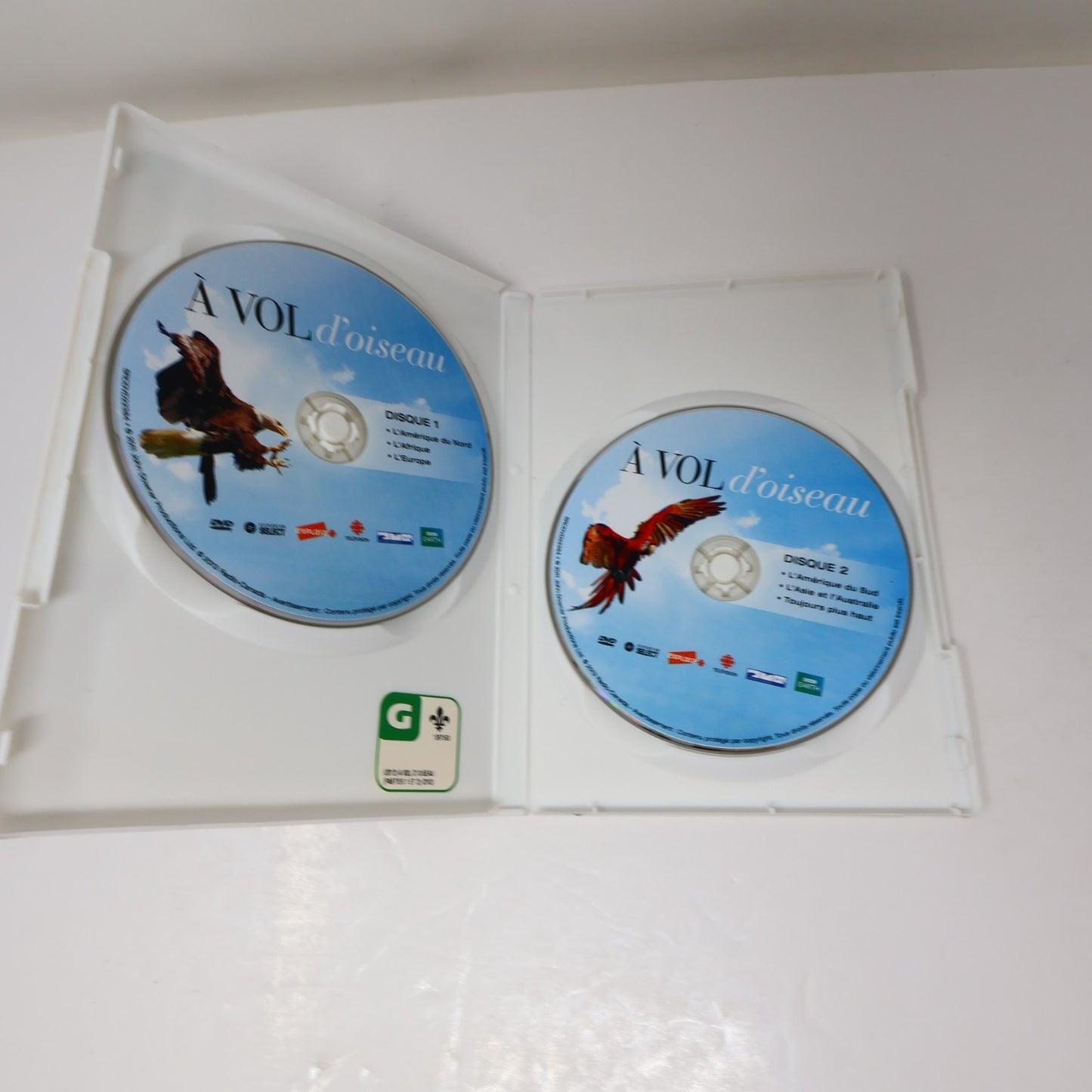 À Vol d'Oiseau Intégrale DVD BBC Earth Français/French Documentaire NTSC 16:9