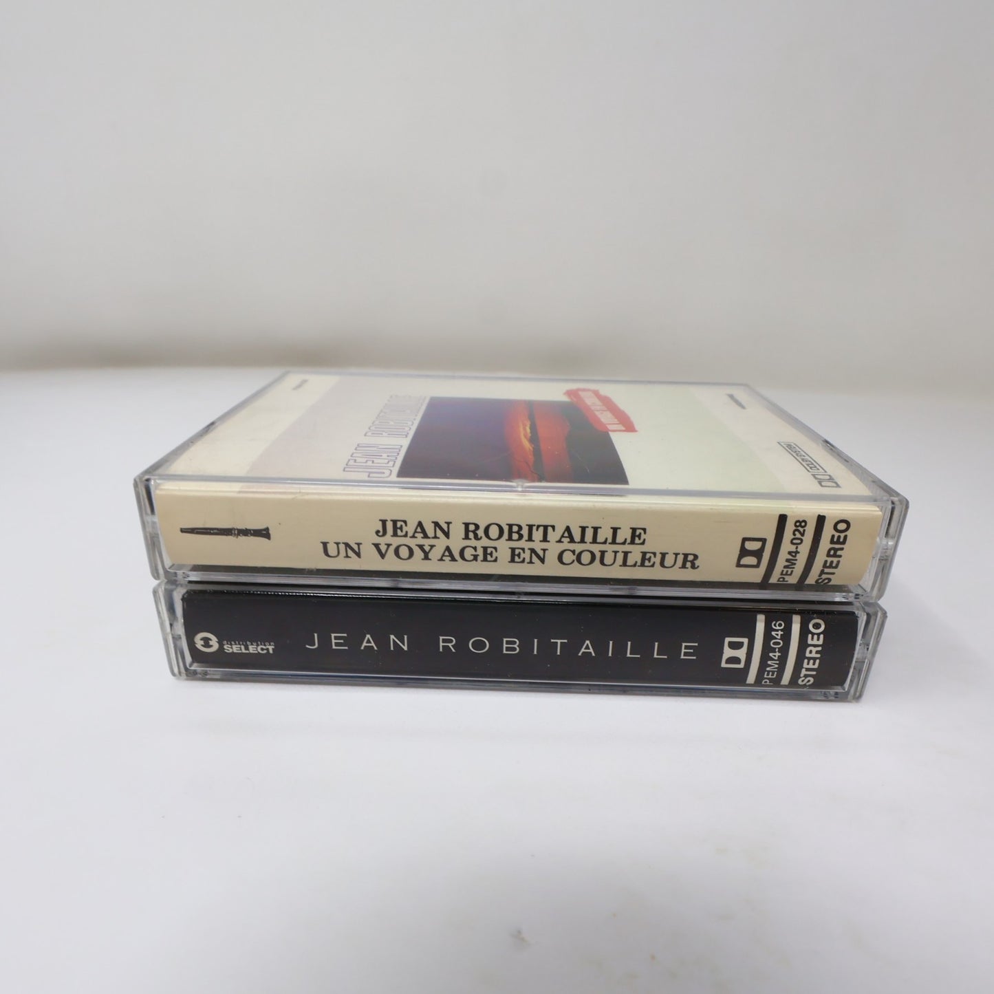 Jean Robitaille Lot 2 Cassettes Pendulum/Un Voyage en Couleur Electro/Jazz/Pop