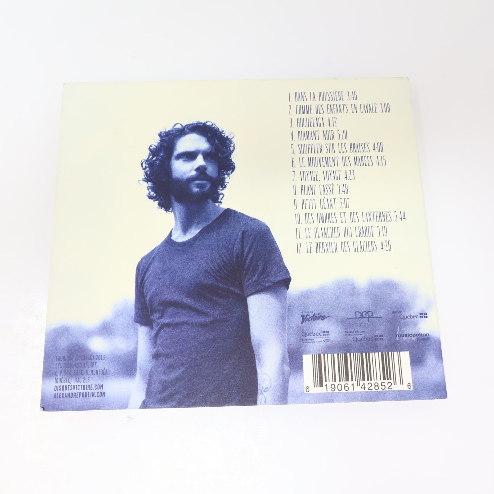 Le Mouvement des Marées Alexandre Poulin CD Victoire 2013 Français Pop Folk