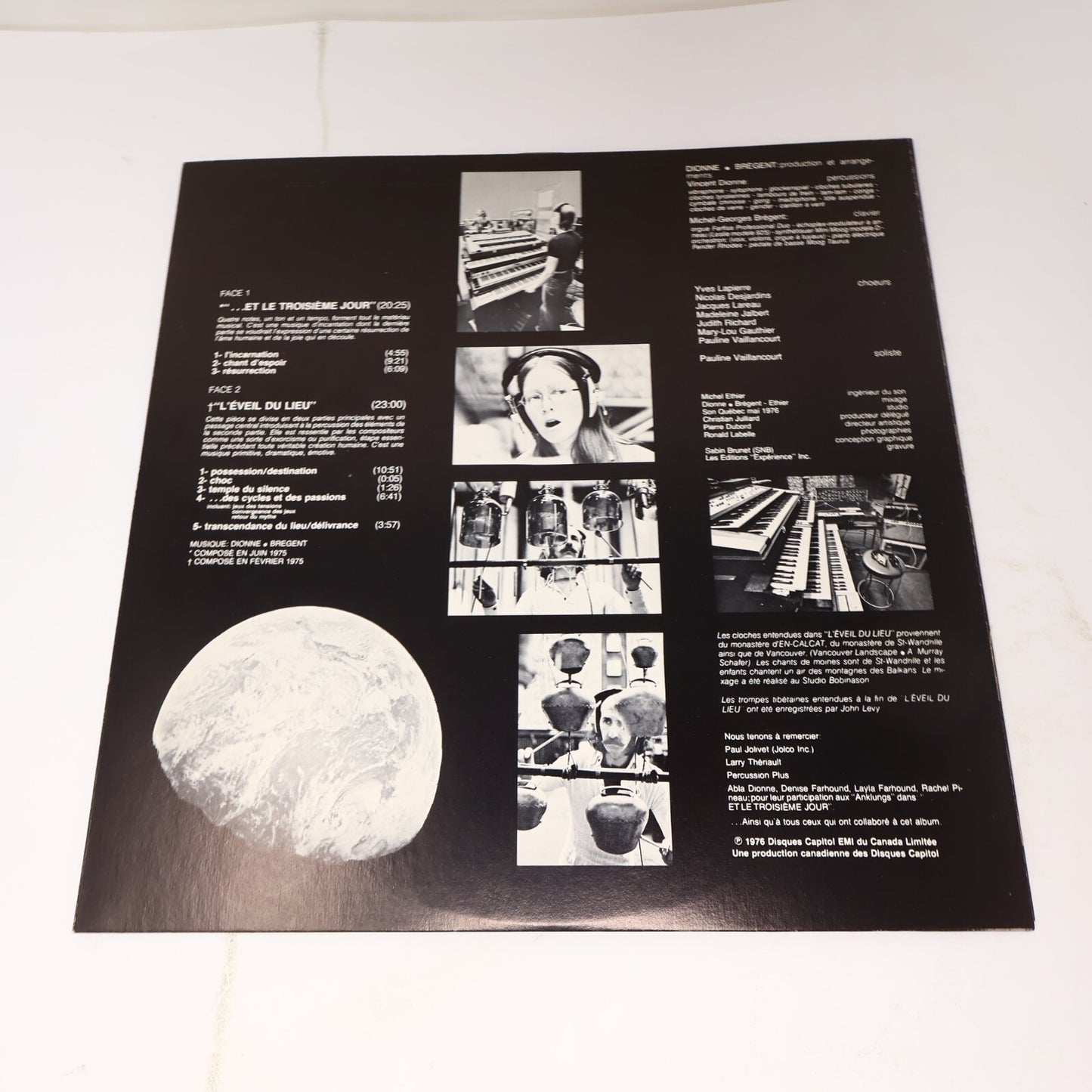 Dionne/Brégent Et Le Troisième Jour Disque 1976 Record Electronic Rock ST 70044