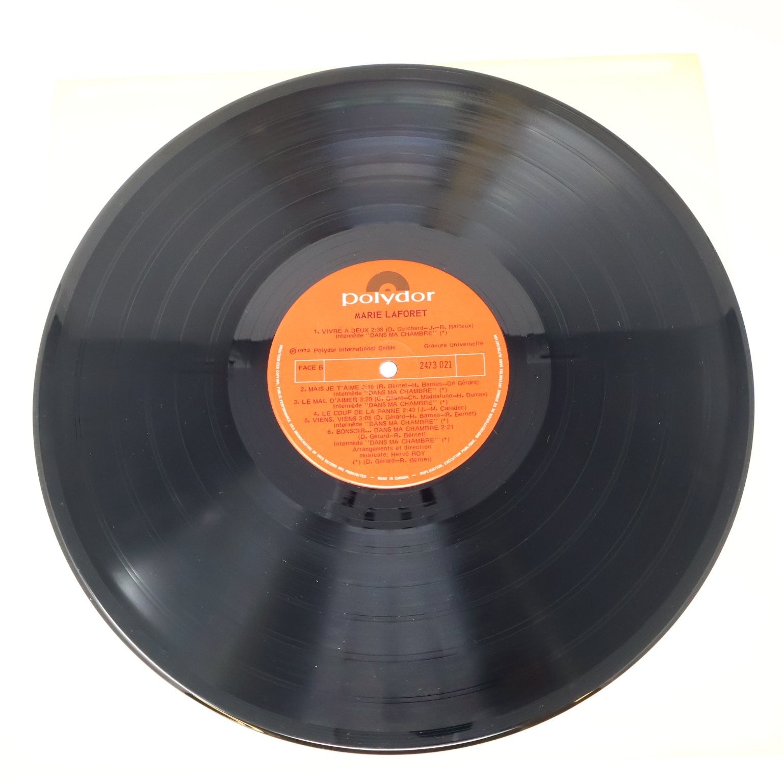 Marie Laforet Éponyme Self-Titled 12" LP Record 1973 Polydor French Pop 2473 021