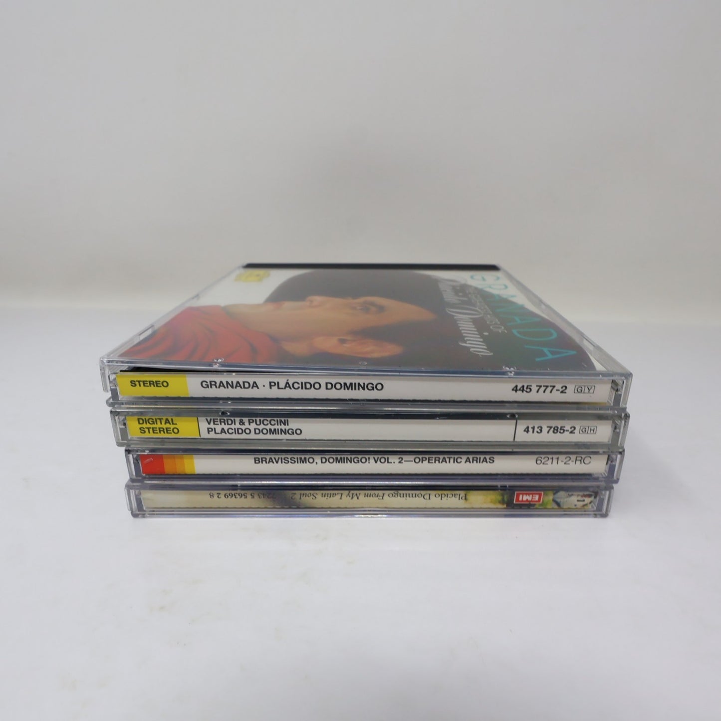 Placido Domingo 4 CD Lot Granada Greatest Hits/Verdi & Puccini/My Latin Soul 2