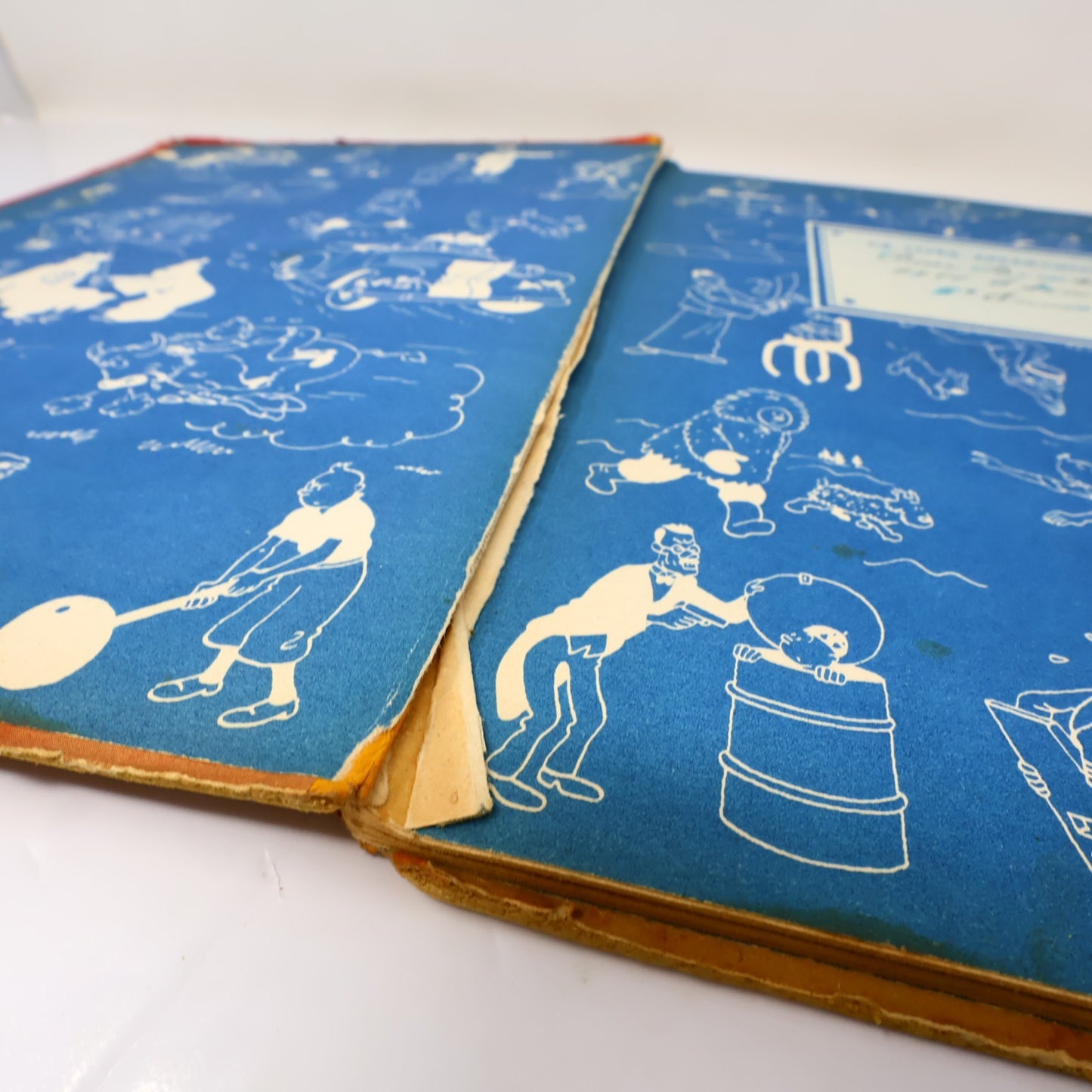 Tintin Le Lotus Bleu Hergé Casterman 1951 B5 Bande Dessinée Français/French HC
