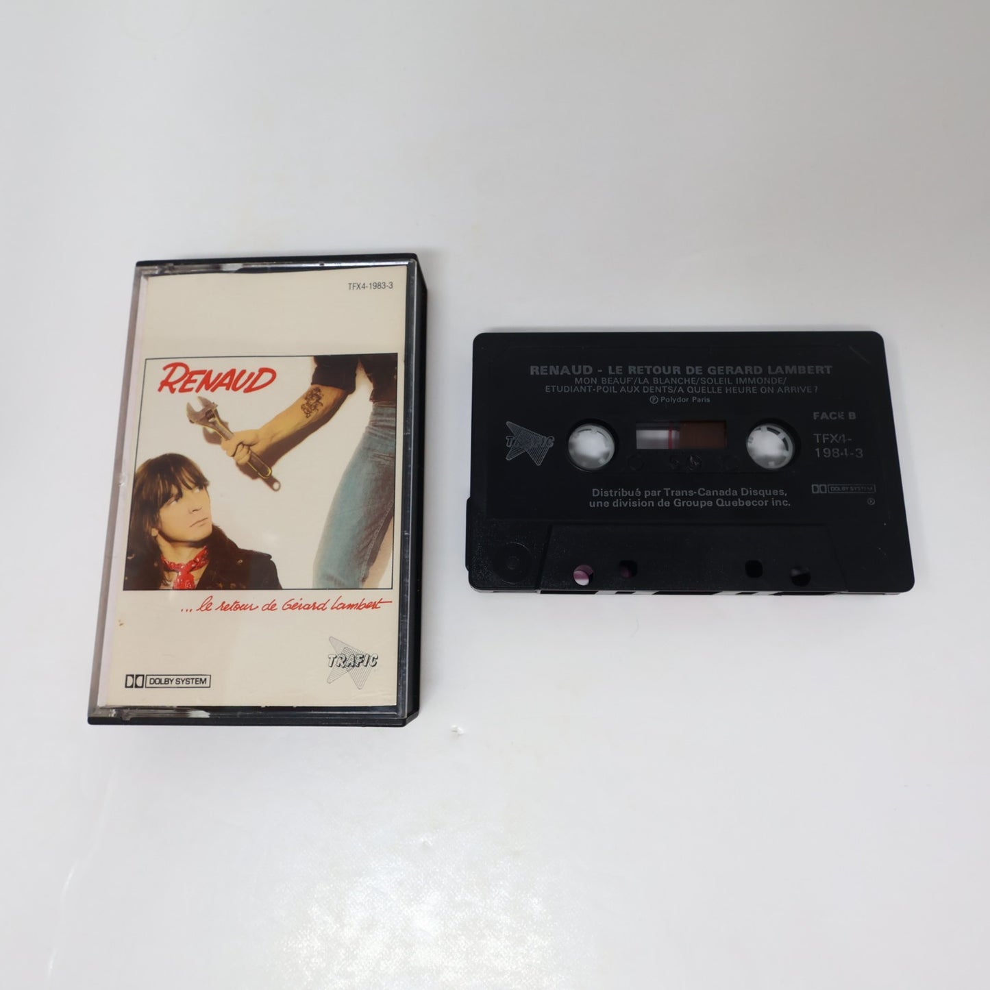 Renaud Lot 3 Cassettes Mistral Gagnant/Putain de Camion/Retour de Gérard Lambert