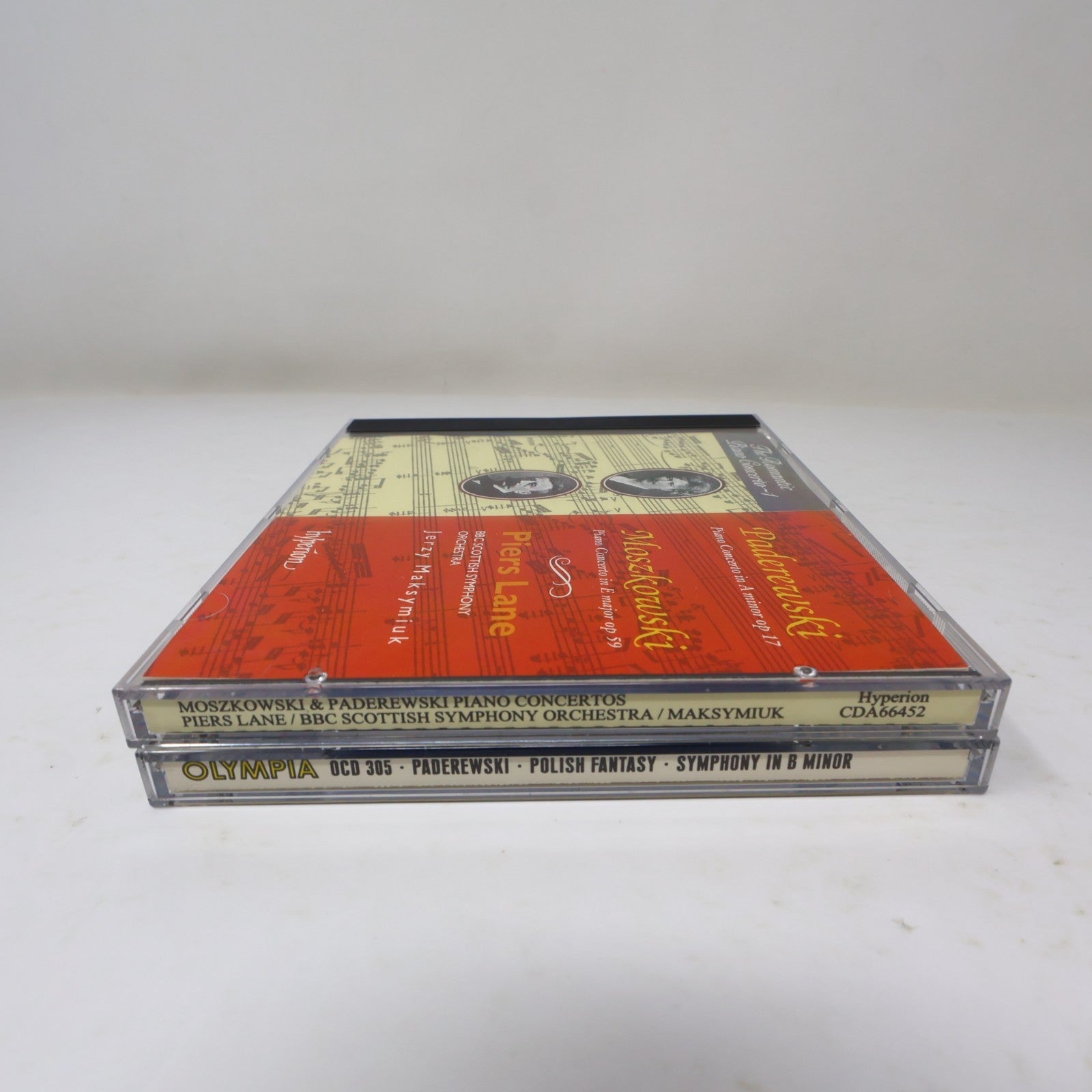 Ignacy Jan Paderewski 2 CDs Lot Piano Concerto/Polonia/Polish Fantasy Maksymiuk