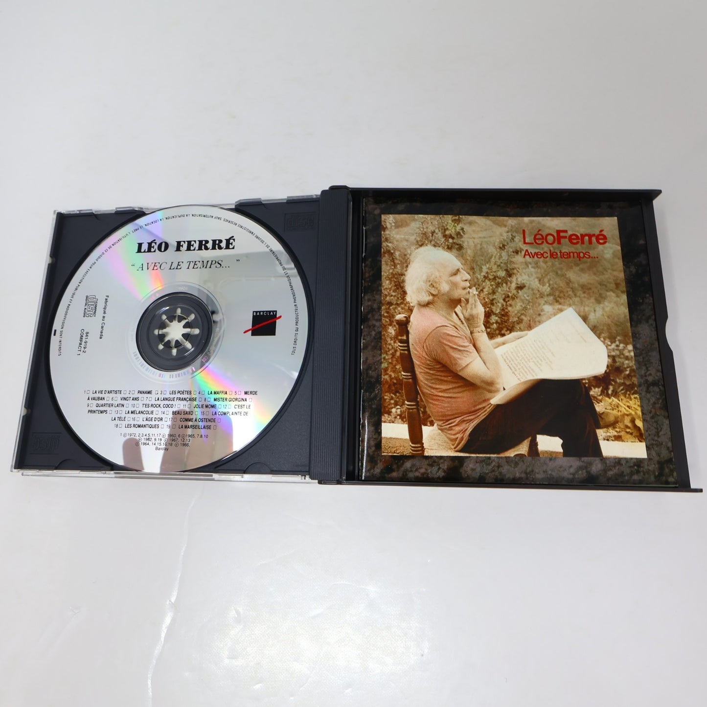 Léo Ferré Lot 4 CD Avec Le Temps/Au Théâtre Des Champs-Élysées/L'Opéra du Pauvre