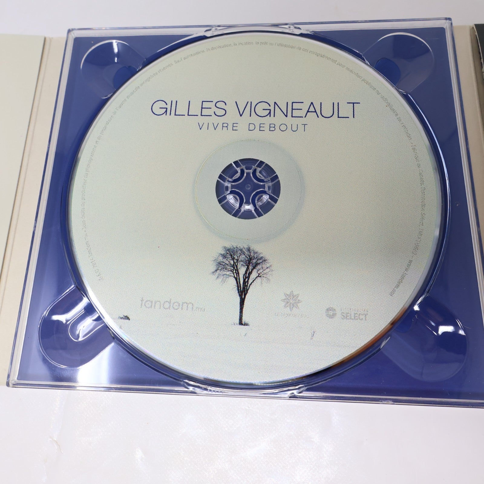 Gilles Vigneault Lot 4 CDs Vivre Debout/Retrouvailles Folk Country Pop 1996-2014