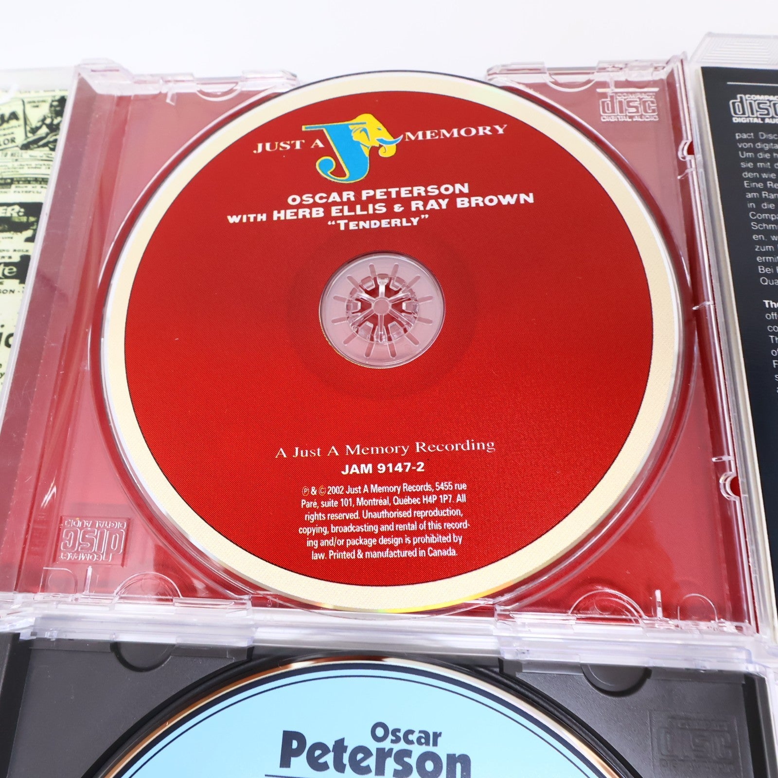 Oscar Peterson 6 CDs Lot The More I See You/Side By Side/Tenderly Jazz Blues