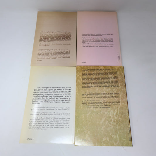 Gérard Bessette Lot 4 Livres Cycle/Commensale/Semestre Littérature Québécoise PB