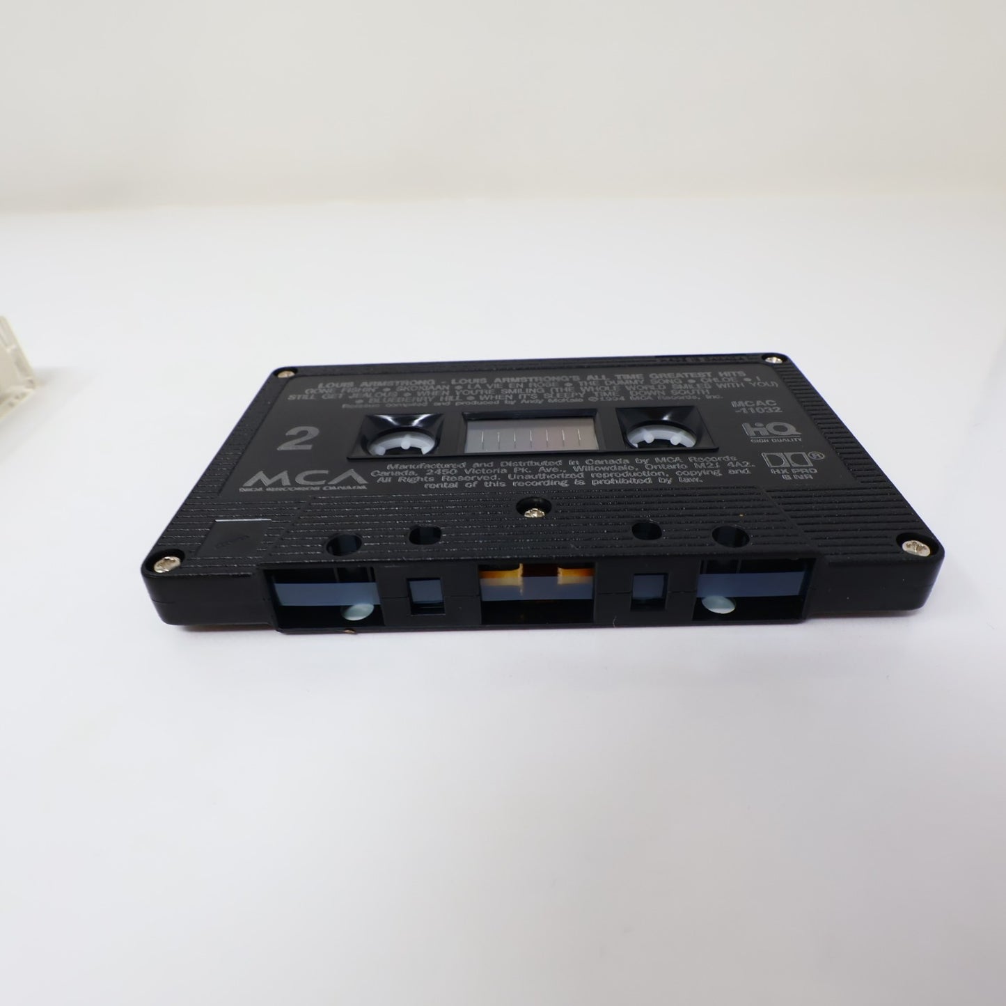 Louis Armstrong's All Time Greatest Hits Cassette What A Wonderful World/Chloe