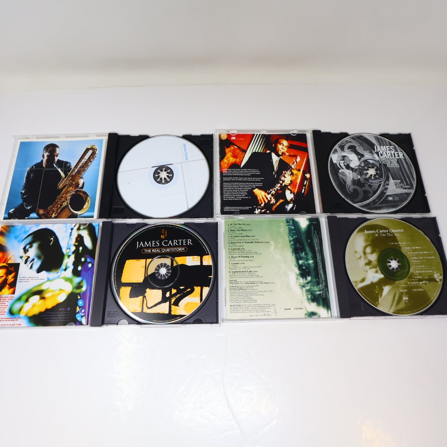 James Carter 5 CD Lot Conversin' With The Elders/in Carterian Fashion Jazz