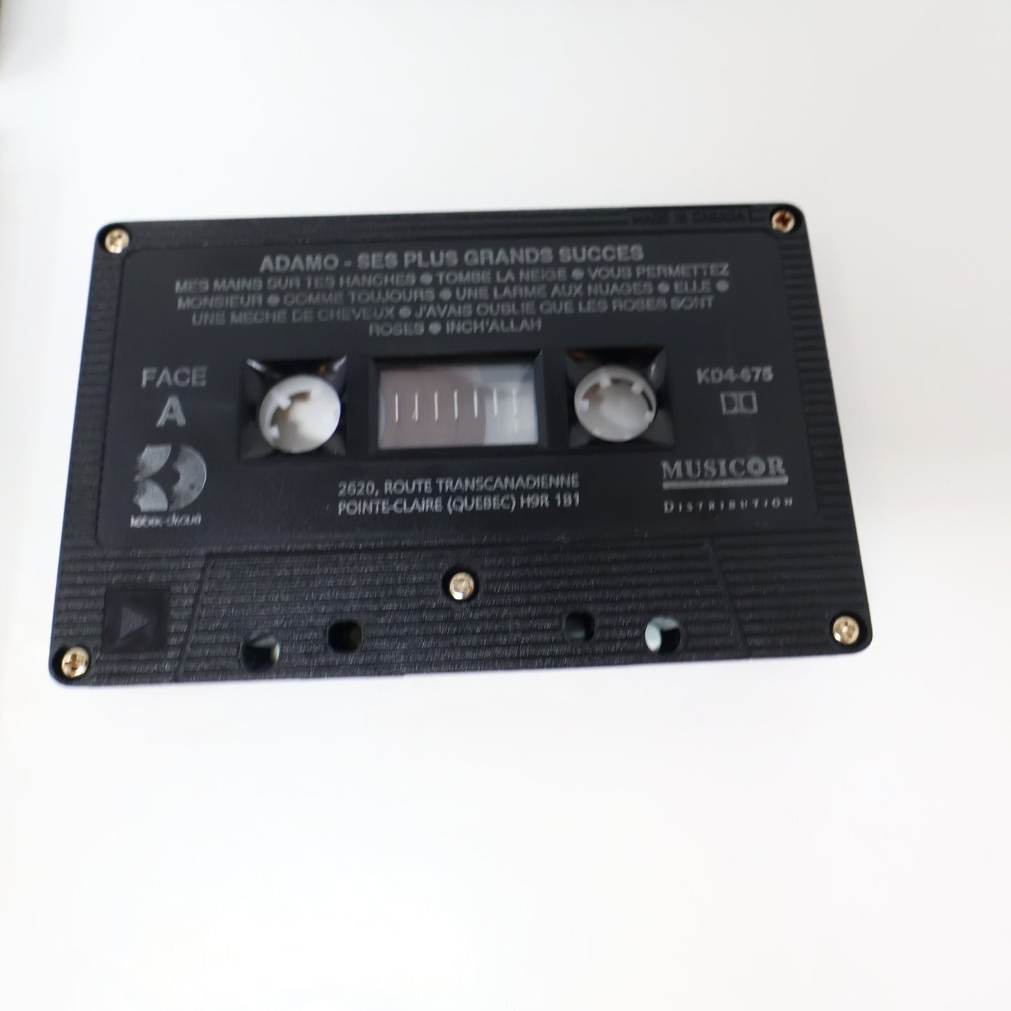 Salvatore Adamo Lot 2 Cassette Ses Plus Grands Succès/Puzzle C'est Ma Vie/Elle
