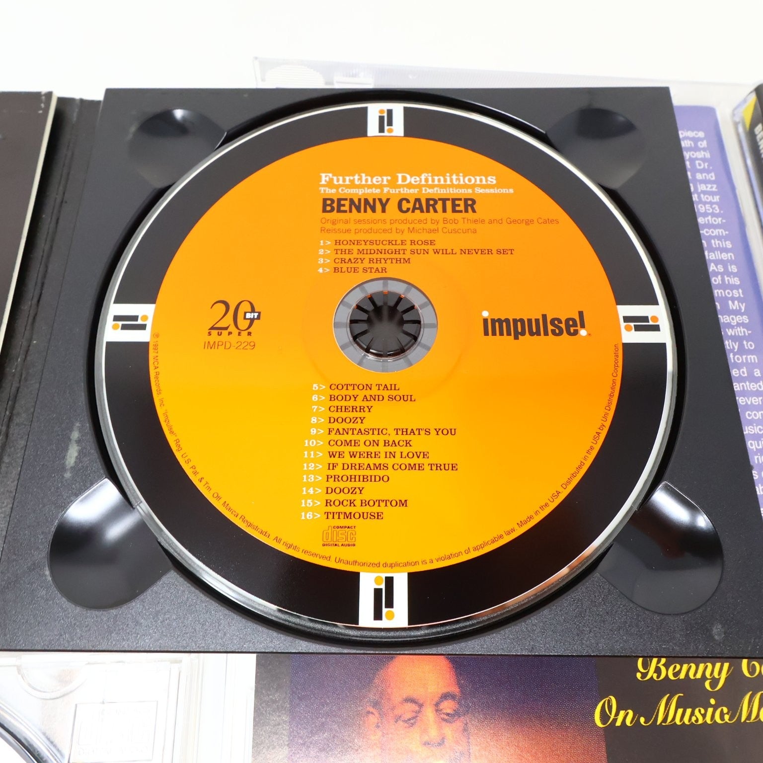 Benny Carter 6 CD Lot Further Definitions/Songbook 1-2/New York Nights Jazz