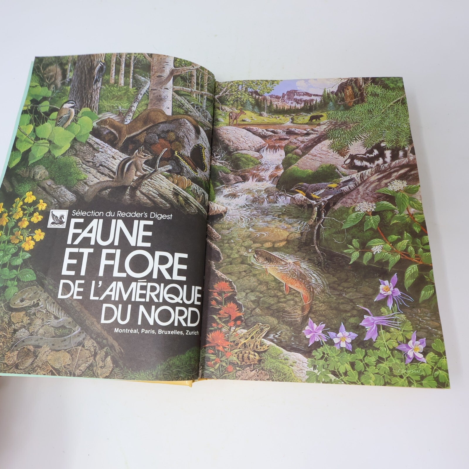 1986 Faune et Flore de l'Amérique du Nord Nature Reader's Digest Français Livre