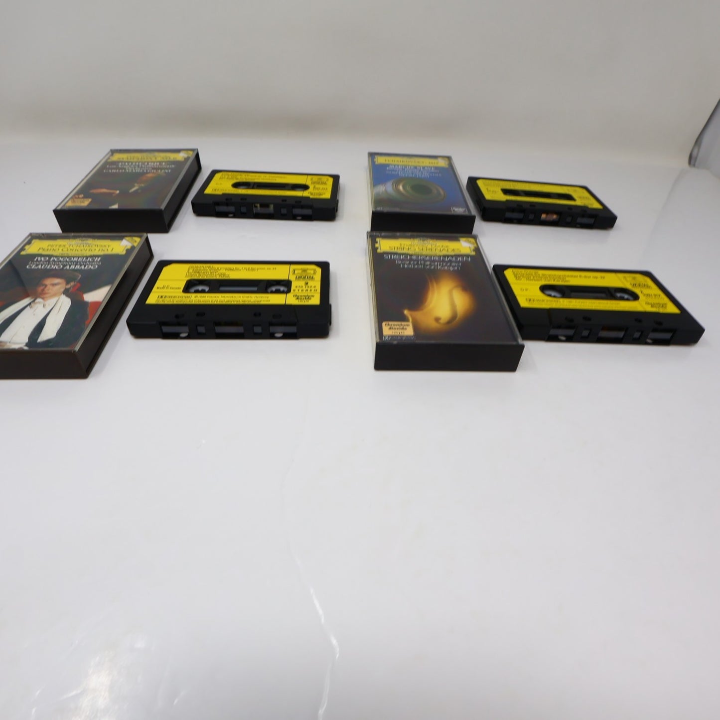 Tchaikovsky 10 Cassettes Lot Järvi/Abbado/Giulini/Karajan/Dutoit/Mehta/Muti