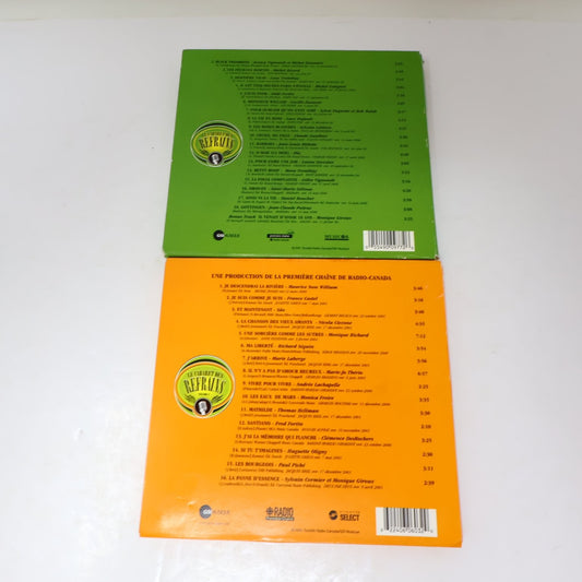 Le Cabaret Des Refrains Vol 1 & 2 Lot CD GSI Luce Dufault/Paul Piché/Dédé Fortin