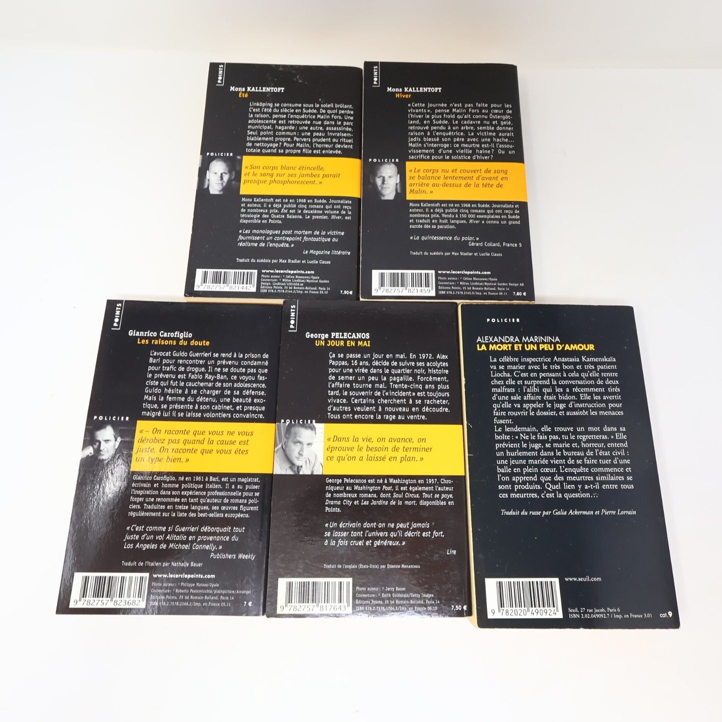 Points Lot 33 Livres Seuil Gadda/Jelloun/Tsírkas/Kadare/Sábato/Bernard/Nothomb