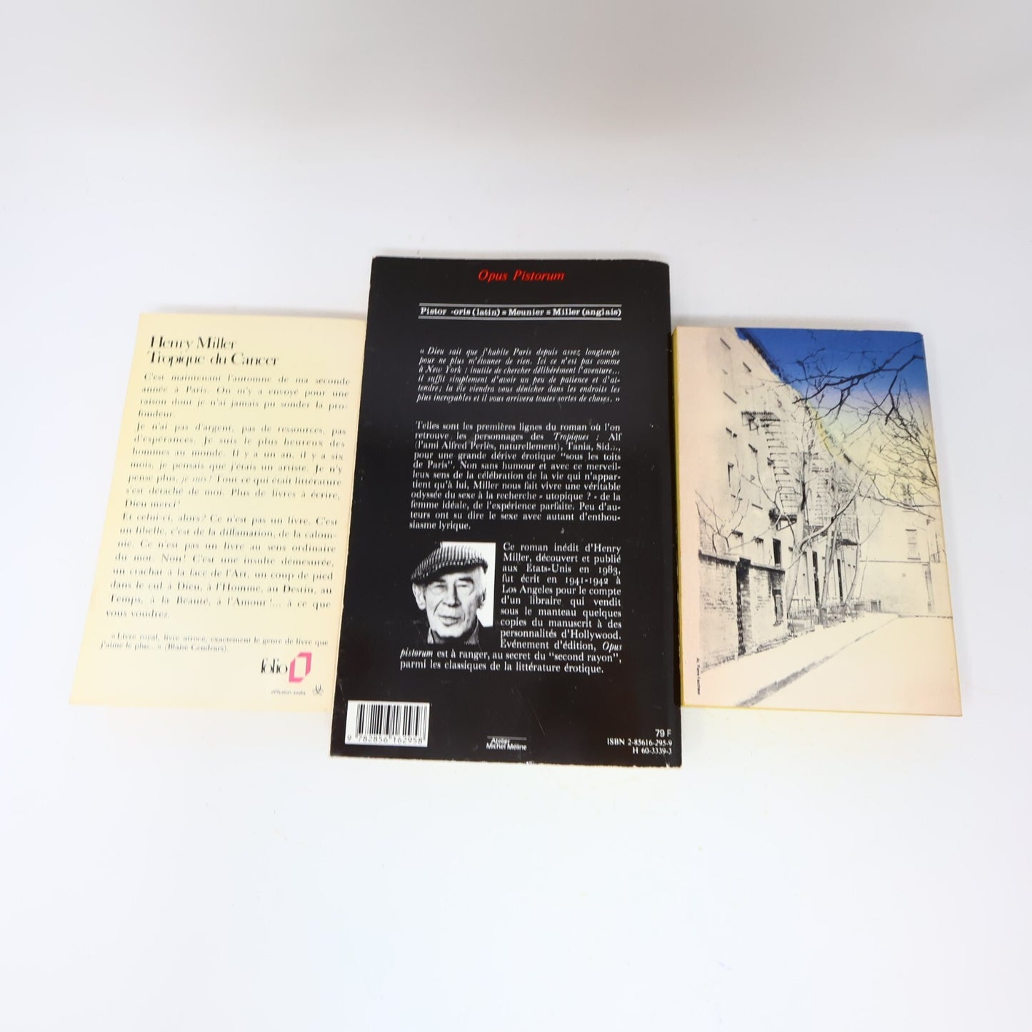 Henry Miller Lot 3 Livres Opus Pistorum/Nexus/Tropique du Cancer Français French