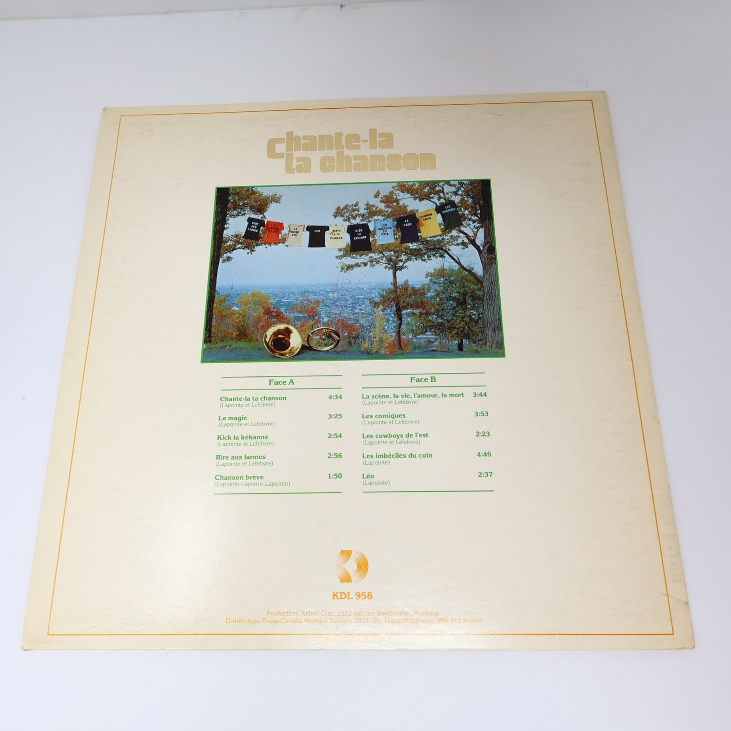 Jean Lapointe Lot 3 Disques Jongleur/Si On Chantait/Chante la ta Chanson Record