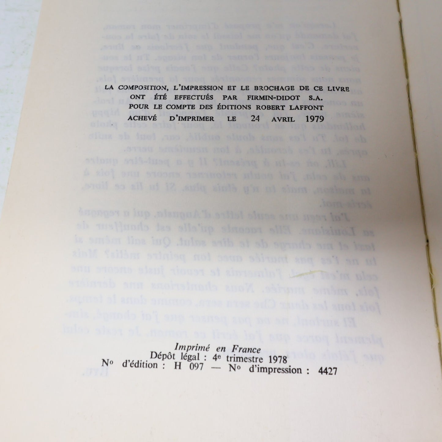 1978 Bleu Presque Transparent Ryū Murakami Robert Laffont Littérature Japonaise