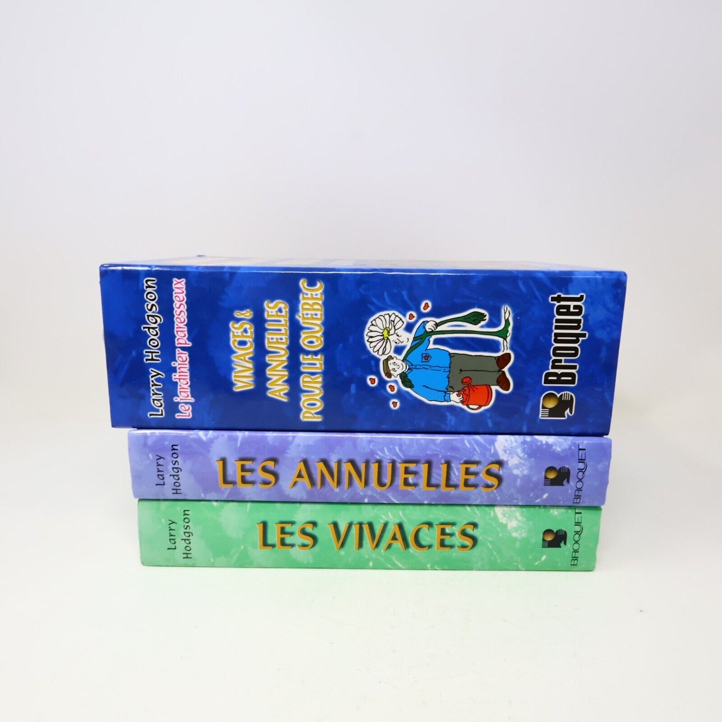 1999 Le Jardinier Paresseux Coffret Les Annuelles/Vivaces de Larry Hodgson Livre
