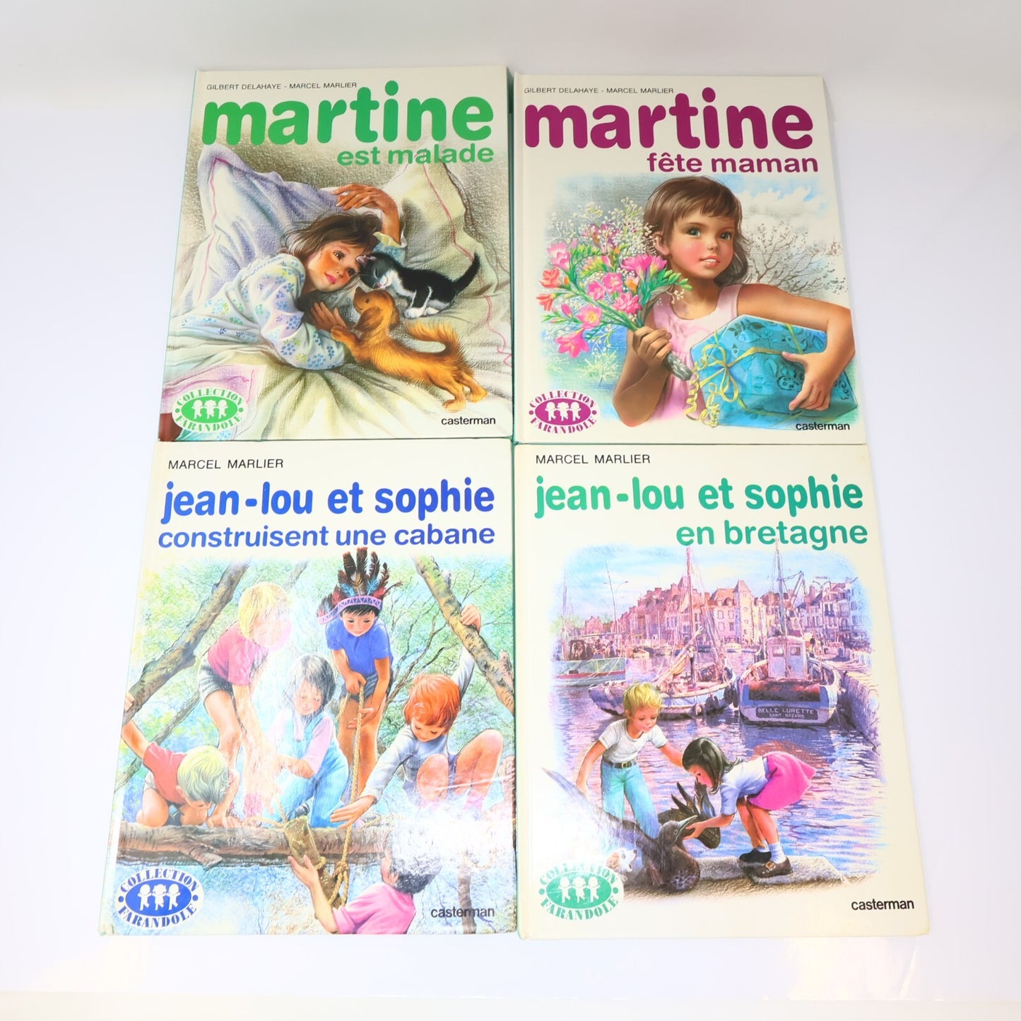 Martine/Jean-lou et Sophie Lot 30 Livres Enfants Casterman Delahaye/Marlier HC