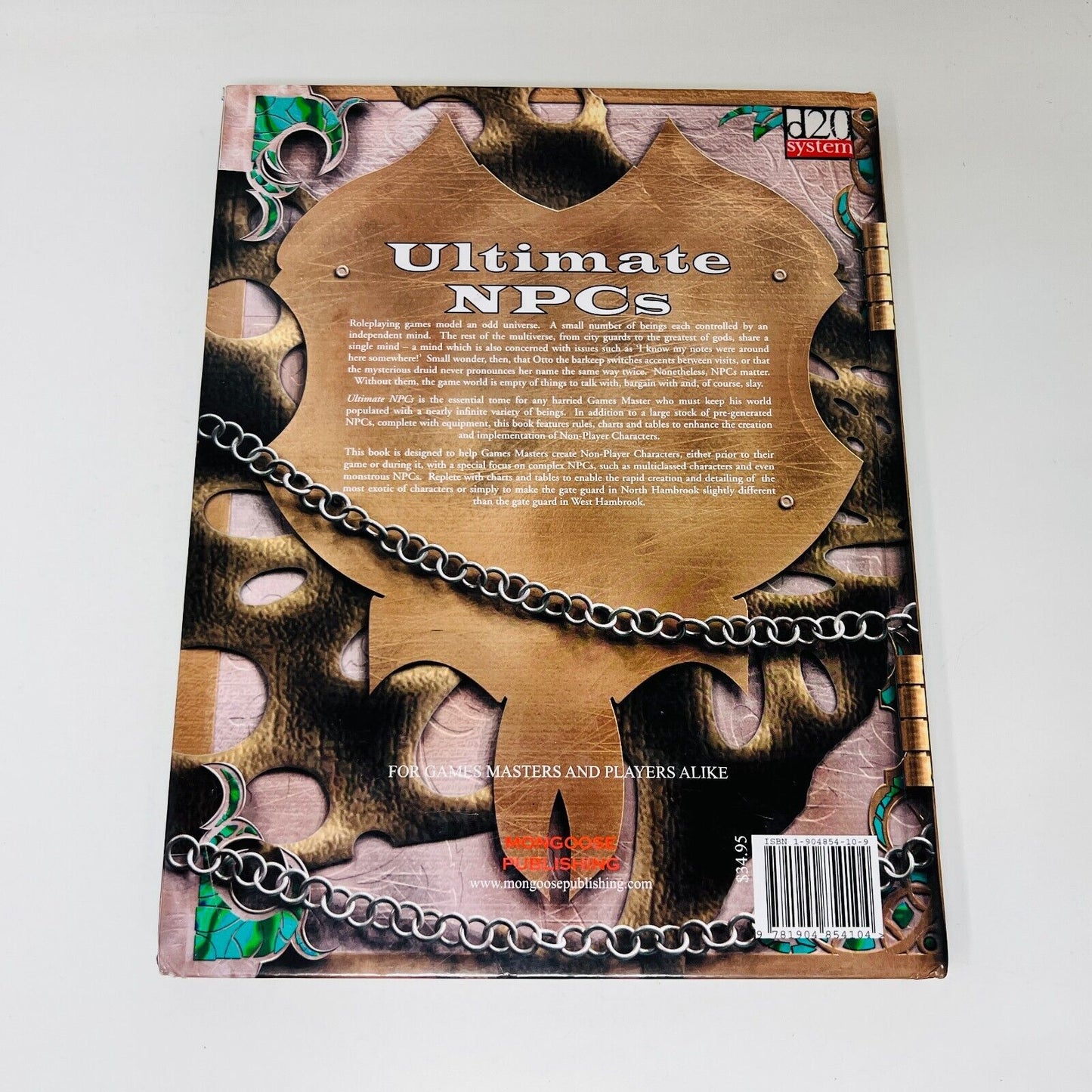 Ultimate NPCs Mongoose HC D20 v 3.5 Supplementary Rulebook XIII #13 MGP 9013 RPG