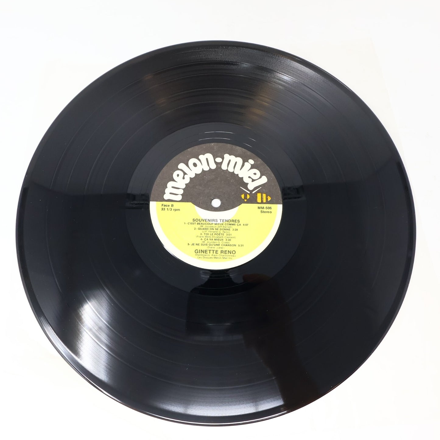 Ginette Reno Lot 6 Disques Record Aimons-nous/Quand On Se Donne/20 Grands Succès