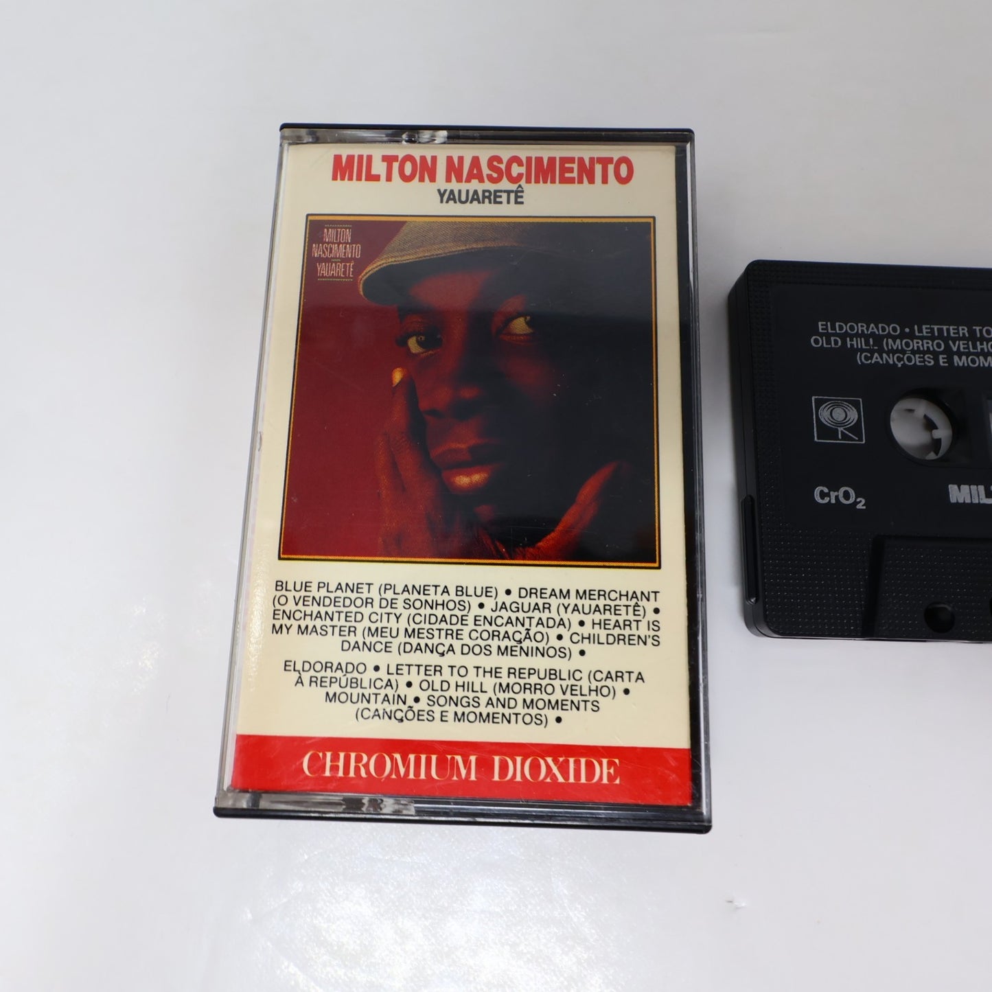 Milton Nascimento 2 Cassettes Lot Yauaretê/Txai Planeta Blue/Awasi/Old Hill