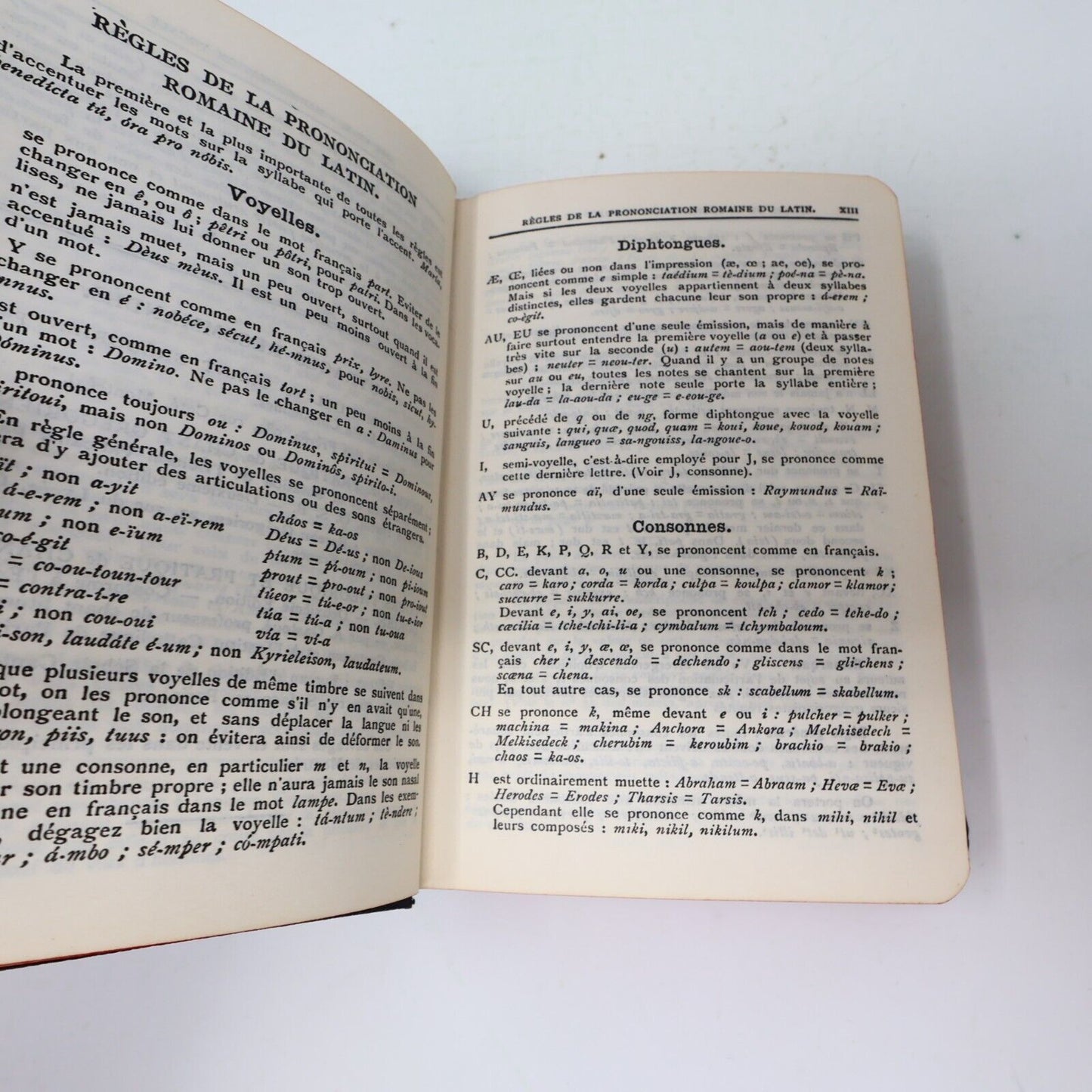 1929 Manuel de Chant Clercs de Saint Viateur Français Latin Hardcover Religion