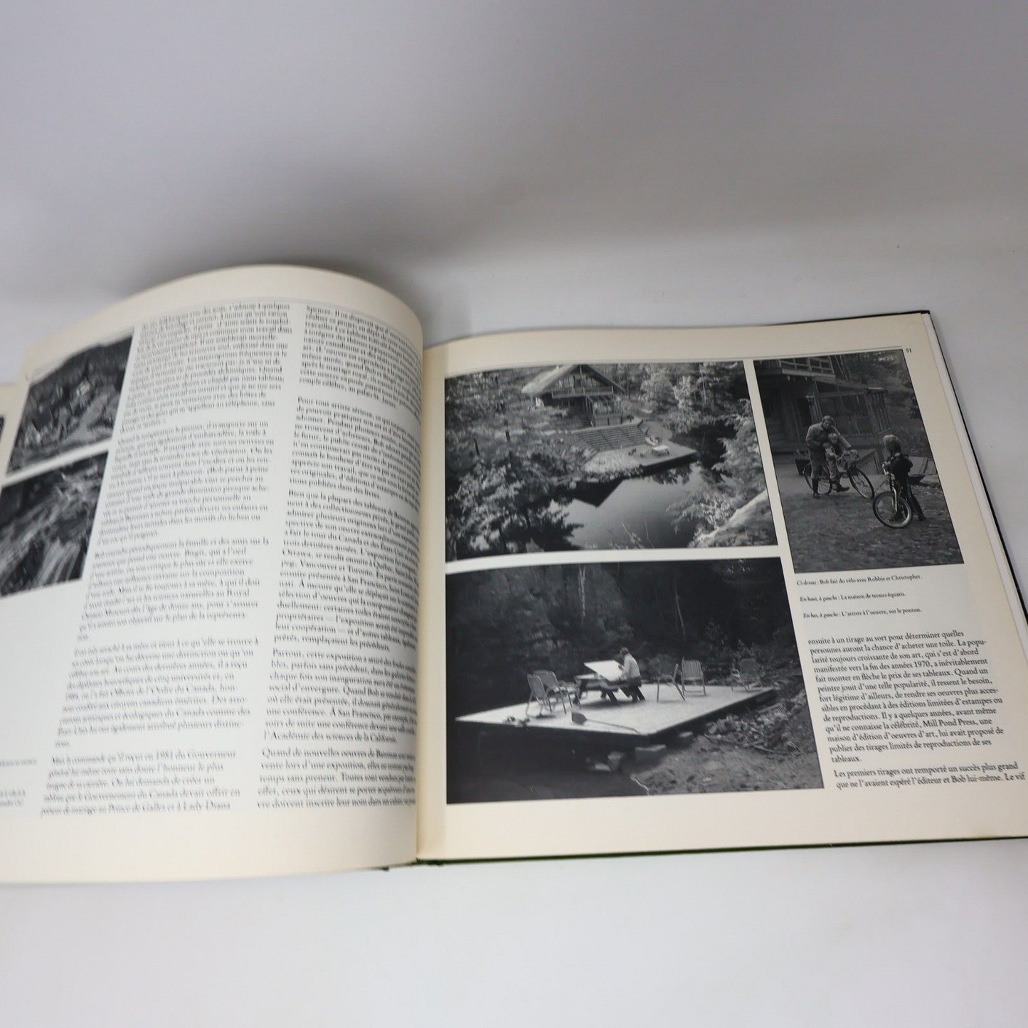 1985 L'Univers de Robert Bateman de Ramsay Derry Hardcover HC Trécarré Français