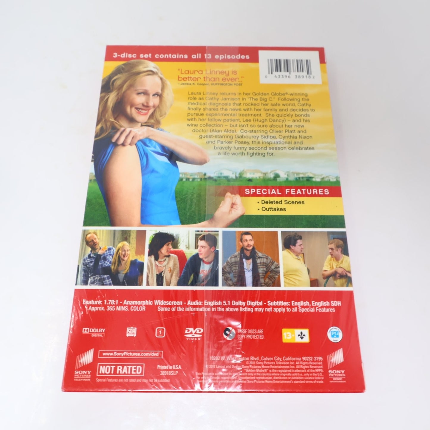 The Big C 2 DVD Lot Seasons 1-2 Laura Linney Comedy Drama NTSC S2 Factory Sealed