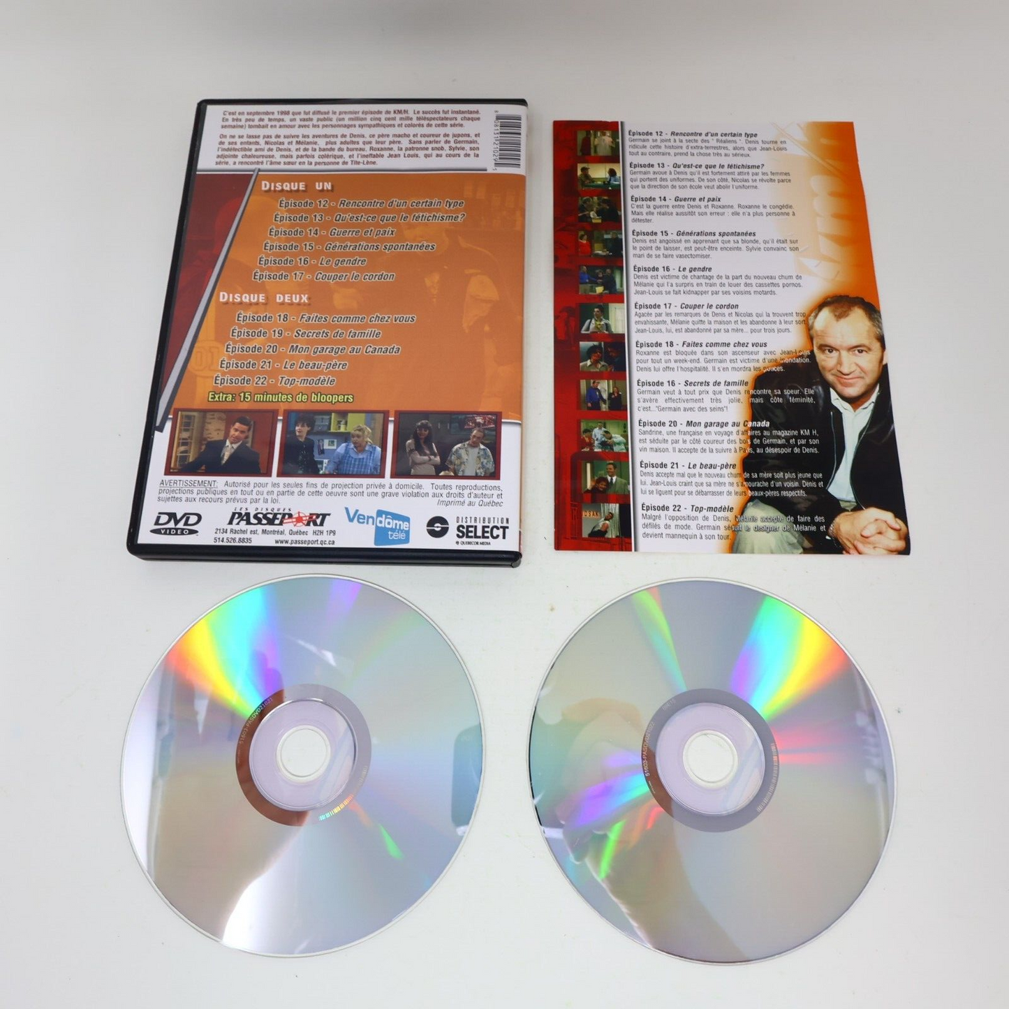 DVD Km/h Saison 2 DVD Testé NTSC Français Gildor Roy Michel Barrette Québécois