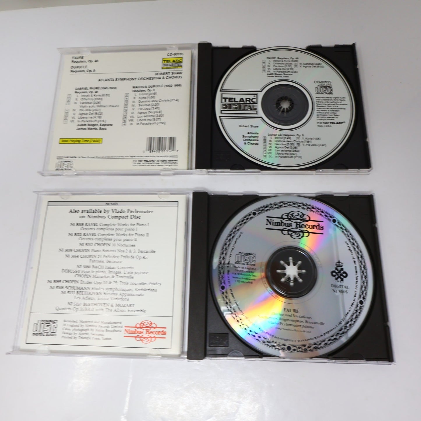Gabriel Fauré 9 CD Lot Requiem/Violin Sonatas/Musique de Chambre/Piano Quartets