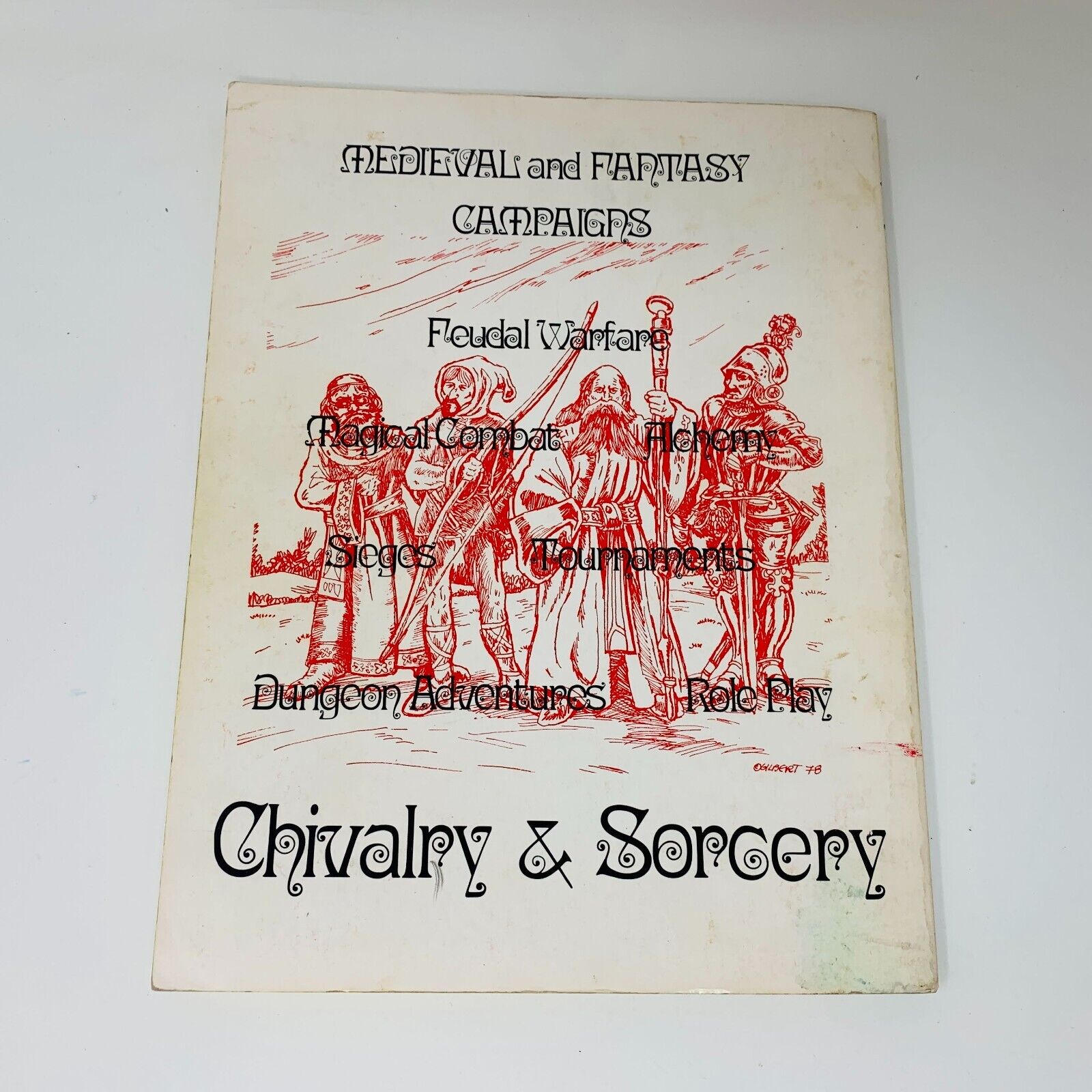 1977 Chivalry & Sorcery Warfare & Wizardry in the Feudal Age RPG FGU Simbalist