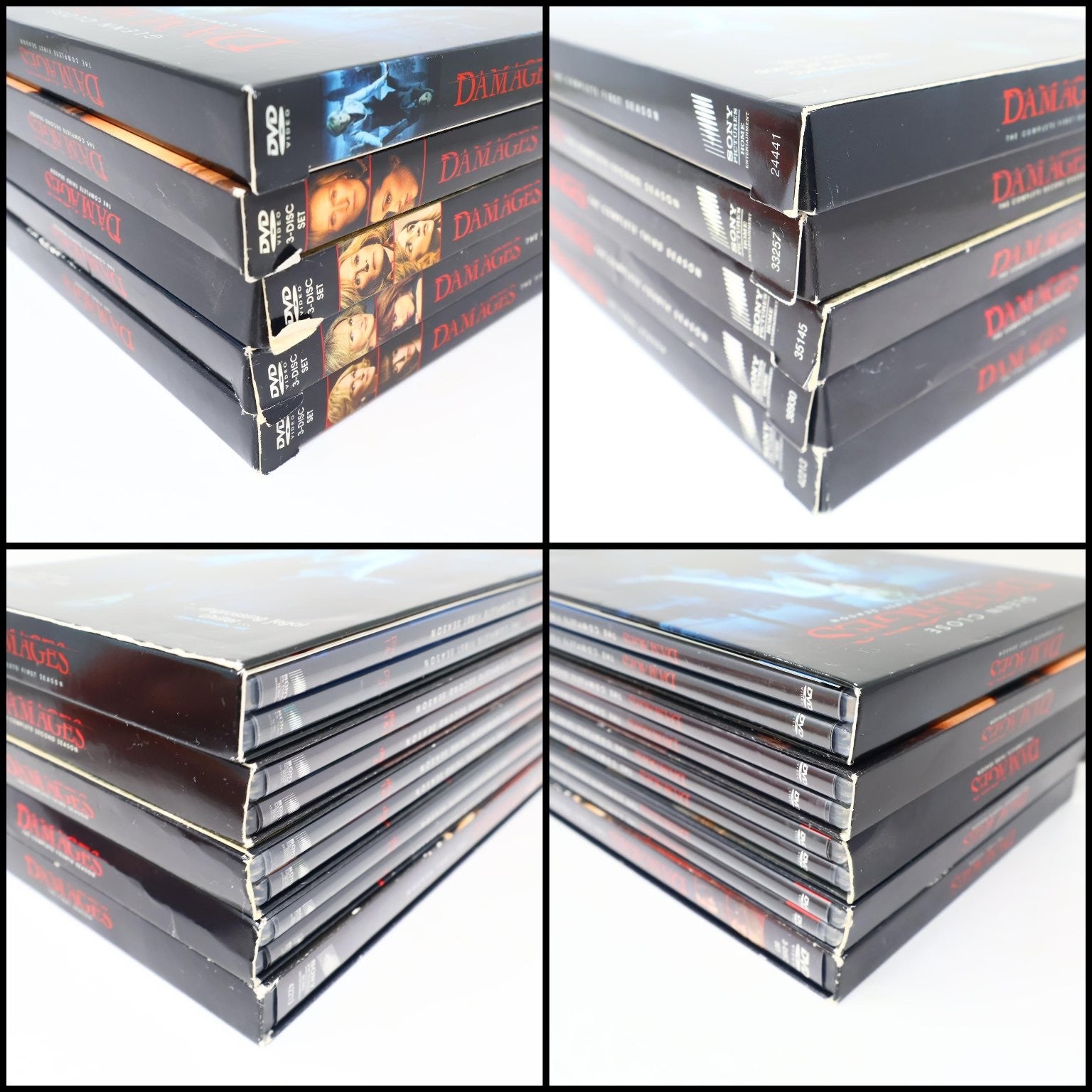 Damages DVD Complete Series Seasons 1-5 Glenn Close Rose Byrne 2007-2012 NTSC