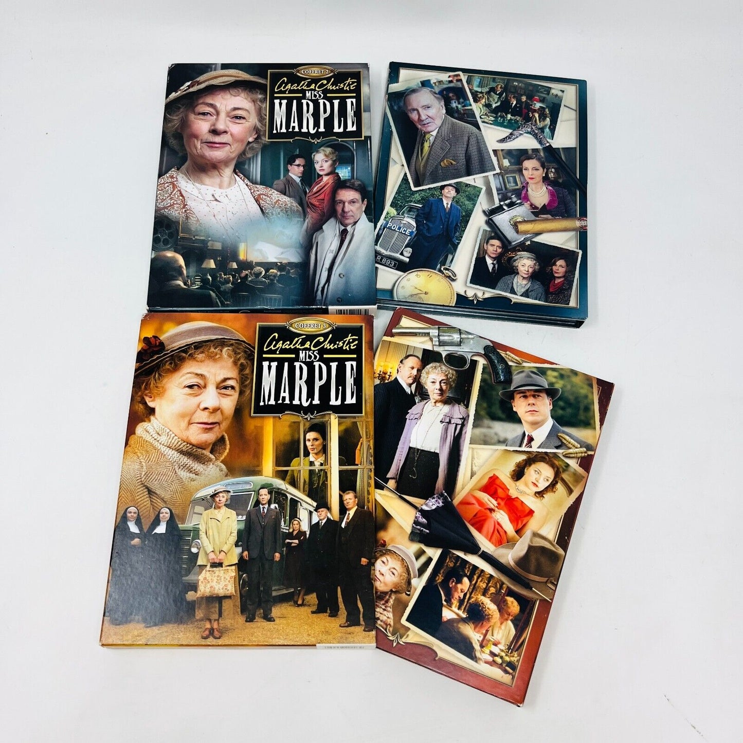 Agatha Christie Miss Marple Coffrets #2-3-4 DVD Français/French NTSC Lot Testés