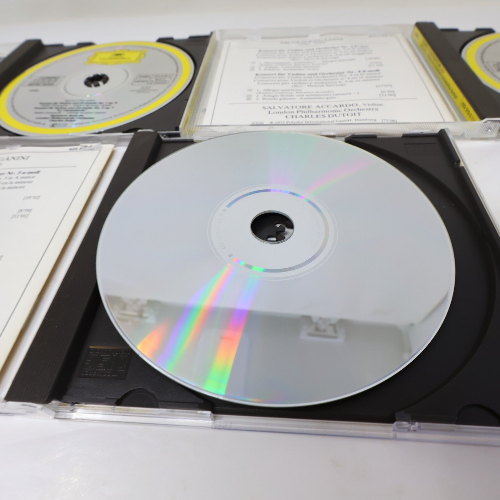 Niccolo Paganini 6 CDs Lot Violin Concerto #1-5/Tre Gran Quartetti Op. 4 80s