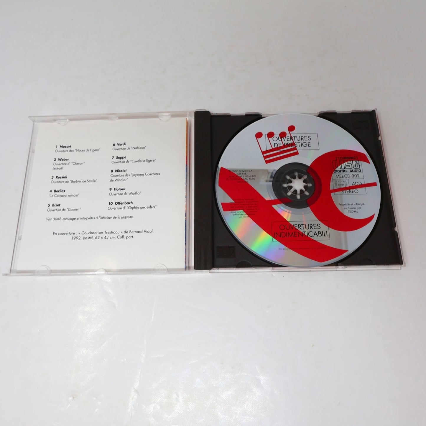 Les génies de la musique Concertos en Émotion & Ouvertures de Prestige Lot 2 CD