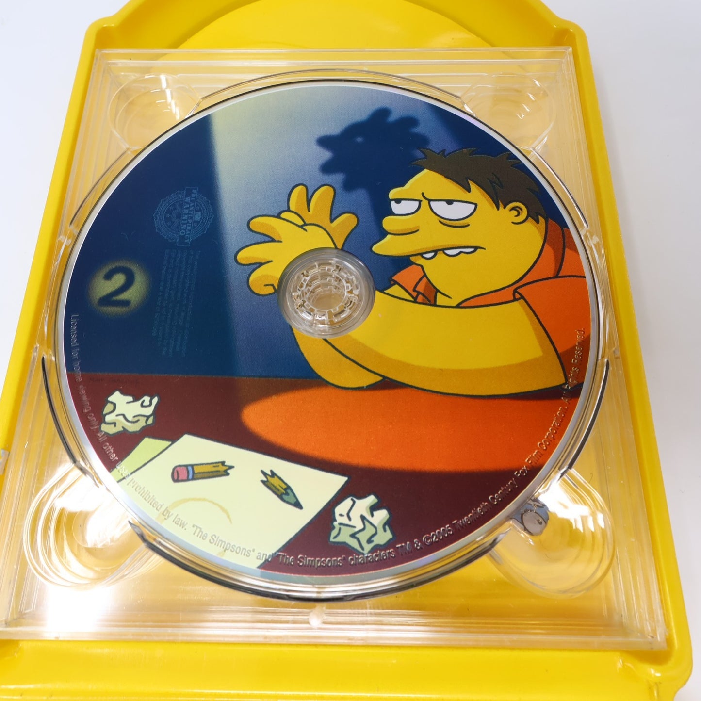 The Simpsons The Sixth Season #6 DVD Head Incomplete Missing Disc 1 & Inserts