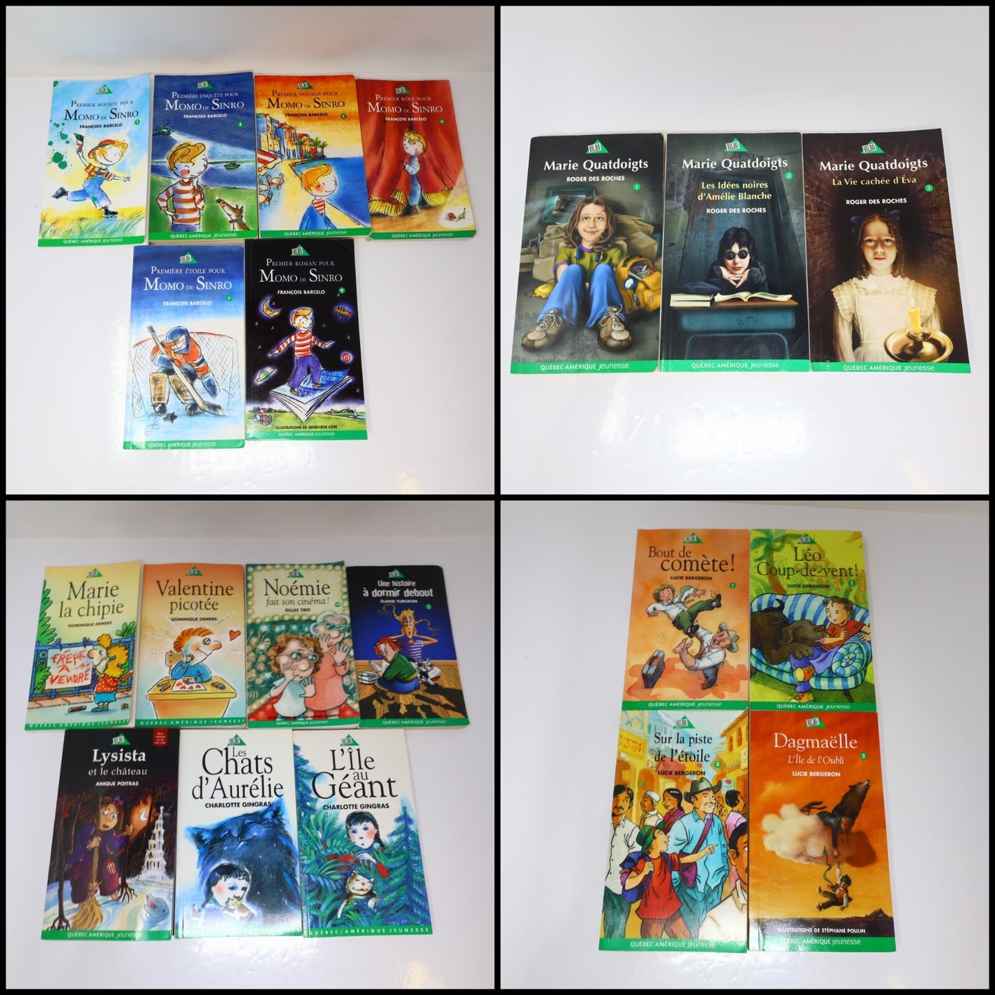 Bilbo Lot 20 Livres Momo de Sinro/Marie Quatdoigts/Abel et Léo/Valentine Picotée