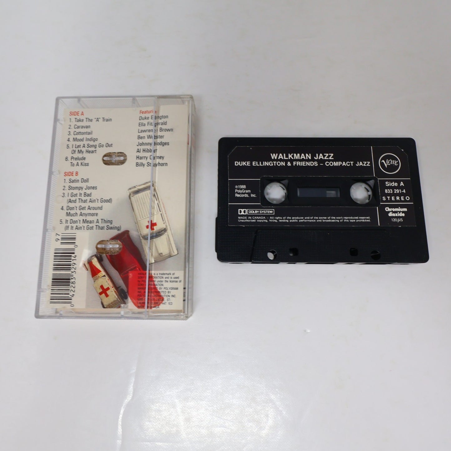 Duke Ellington & Friends Cassette Jazz Take The "A" Train/Cottontail/Satin Doll