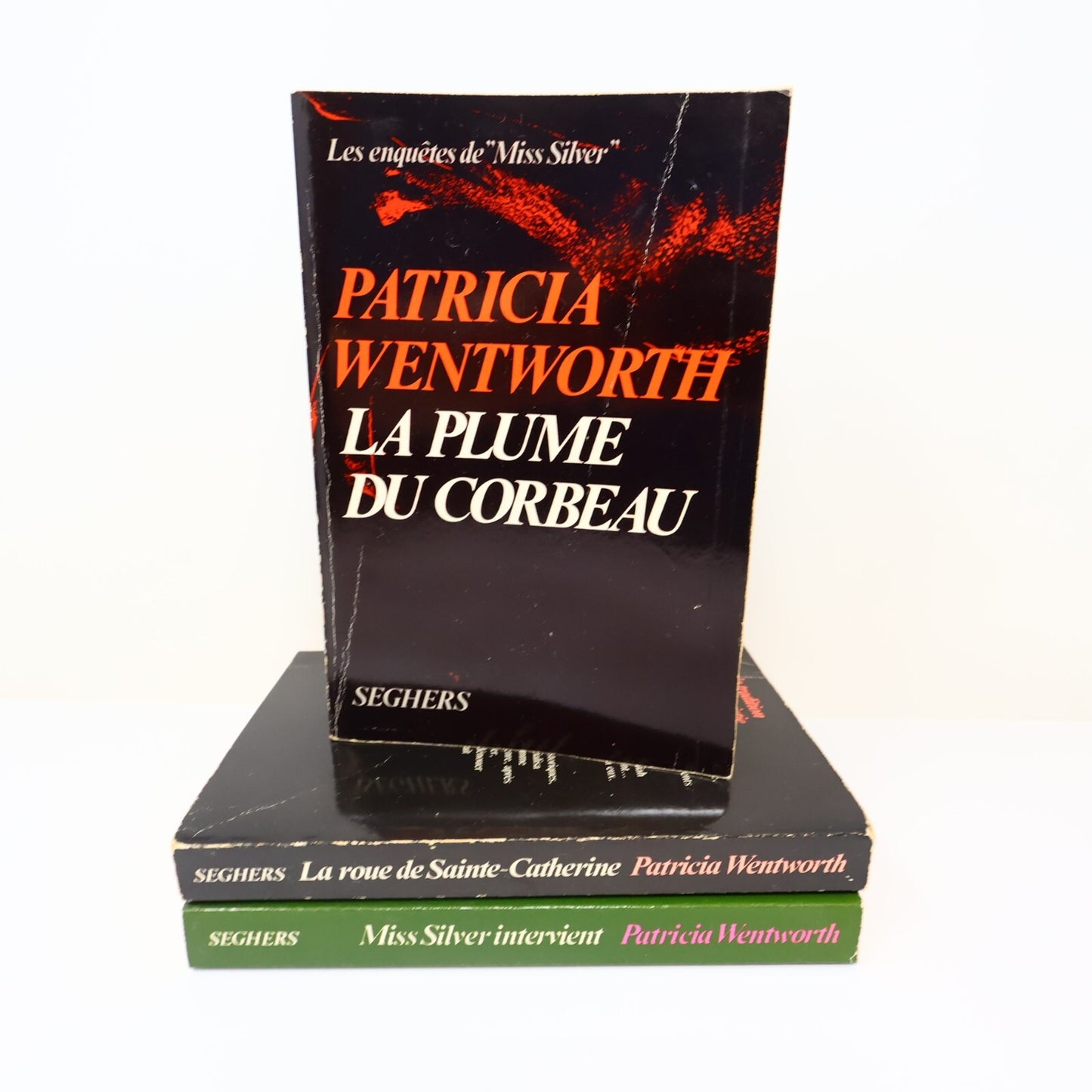 Patricia Wentworth Lot 3 Livres Miss Silver Plume du Corbeau Crime et Mystère PB