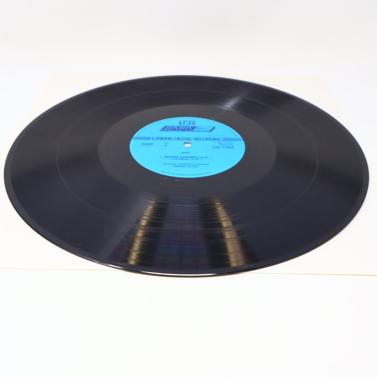 Ravel Bolero/La Valse/Rapsodie Espagnole Charles Dutoit Record Vinyl LDR 71059