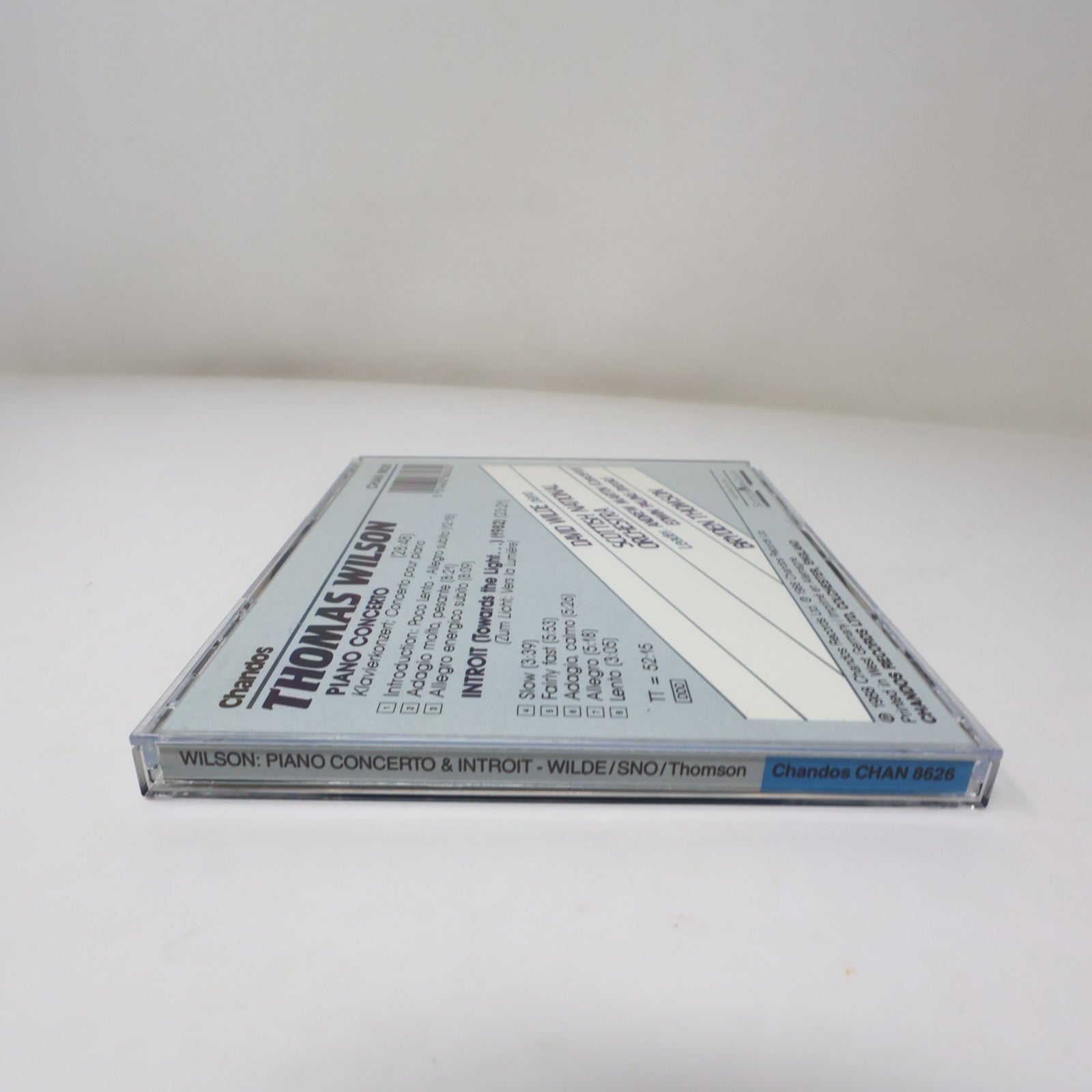 Piano Concerto/Introit (Towards the Light...) CD Thomas Wilson/David Wilde