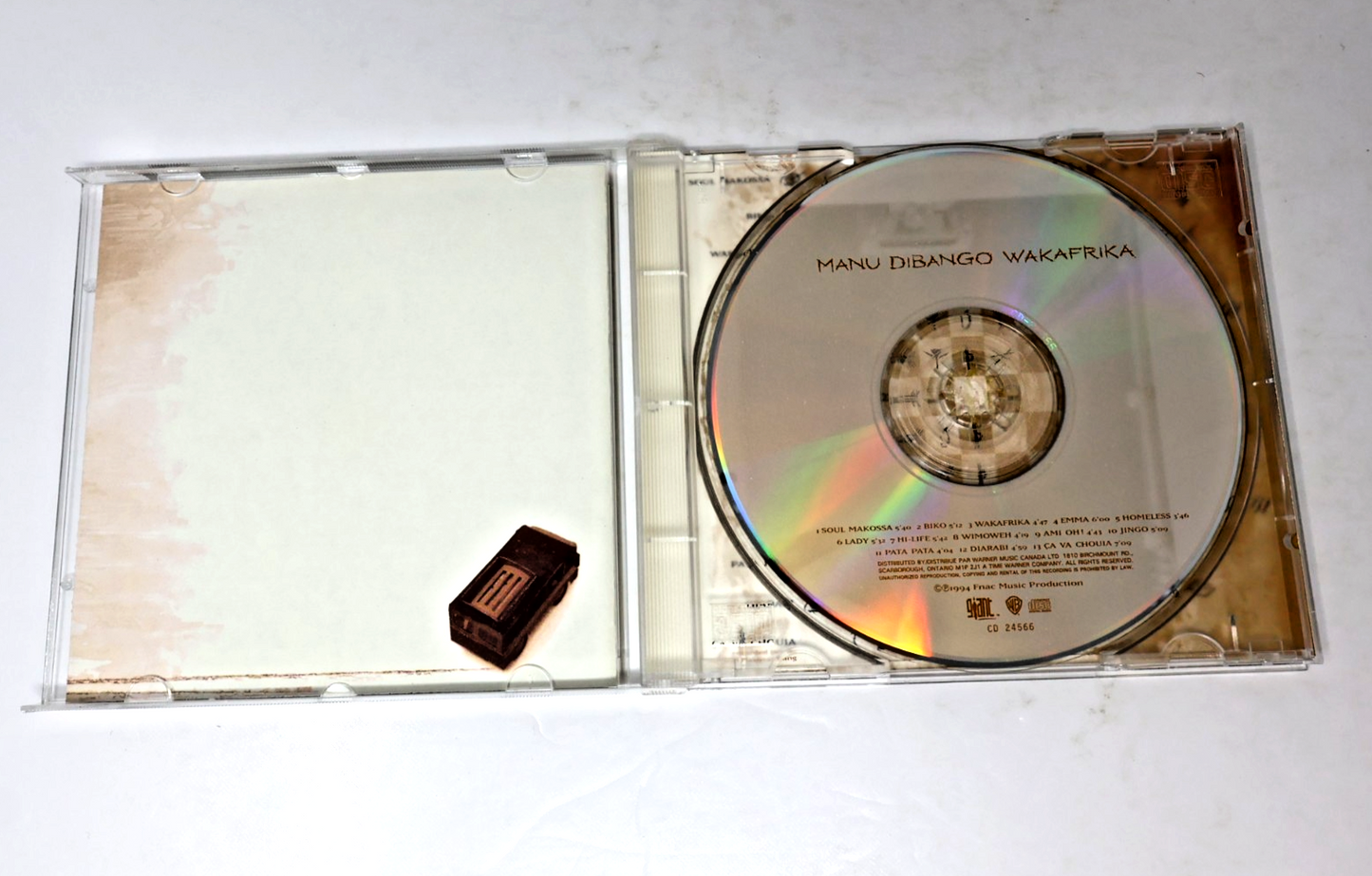 Manu Dibango Wakafrika CD 1994 Giant Soul Makossa/Biko/Wimoweh Electronic/Jazz