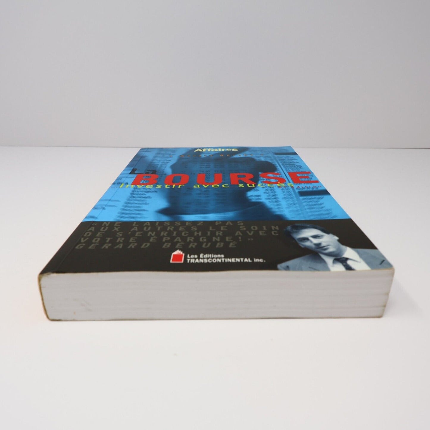 1997 La Bourse Investir avec Succès Affaires Plus de Gérard Bérubé Paperback PB